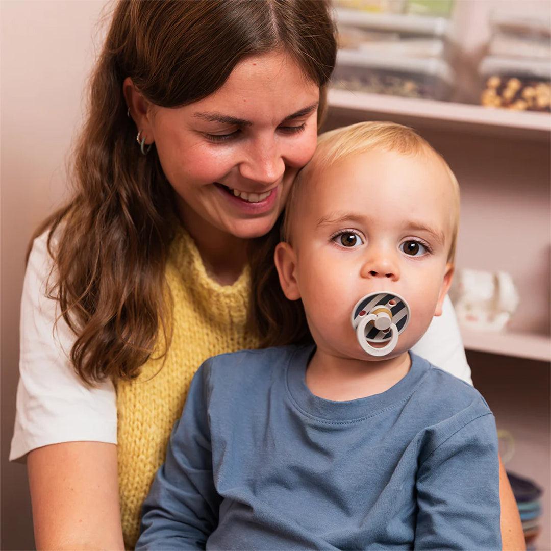  BIBS Studio Block Latex Pacifier - 2 Pack - Sand Mix、mySite、merchandisen