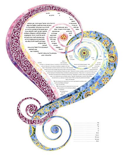  One Heart Ketubah by Amy Fagin、mySite、elrpsem3k