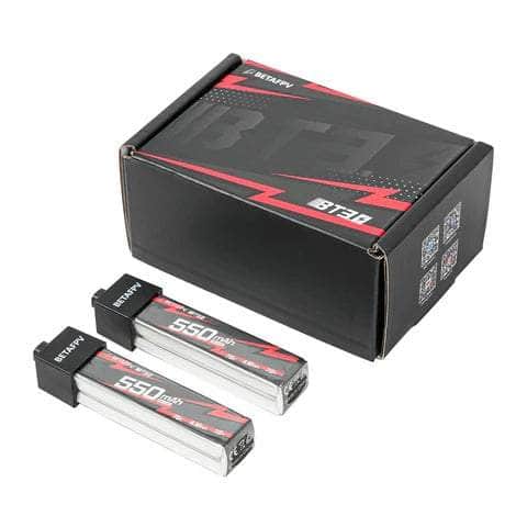BetaFPV 3.8V 1S 650mAh 15C LiHV Aquila16 Exclusive Battery 2 Pack - BT2.0、mySite、merchandisen
