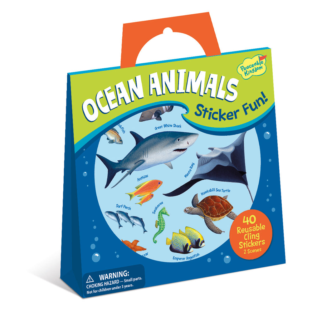  Ocean Animals Sticker Activity Tote、mySite、ghnorth