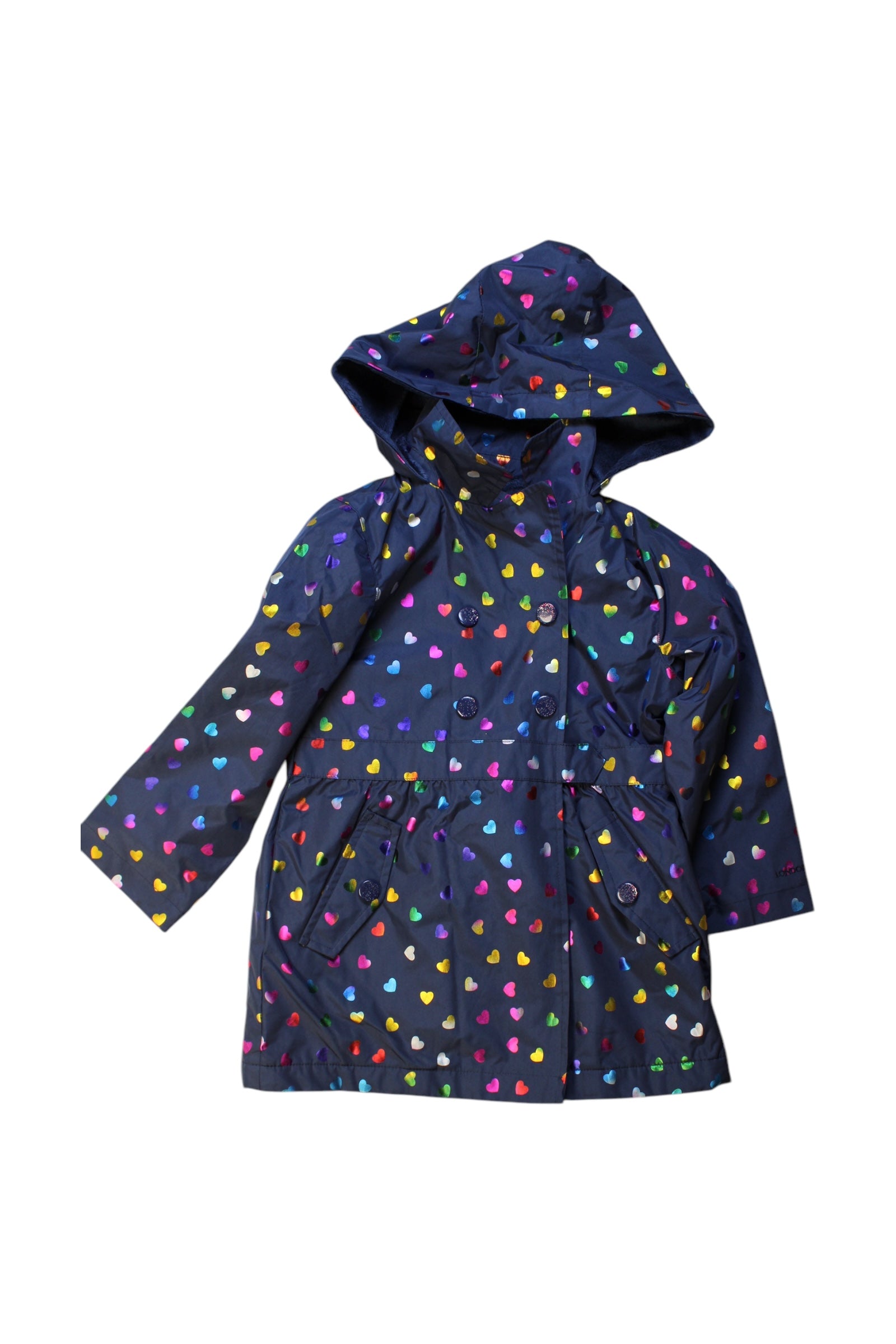 London Fog Heart Pattern Raincoat Size 6T、mySite、g9winljtr