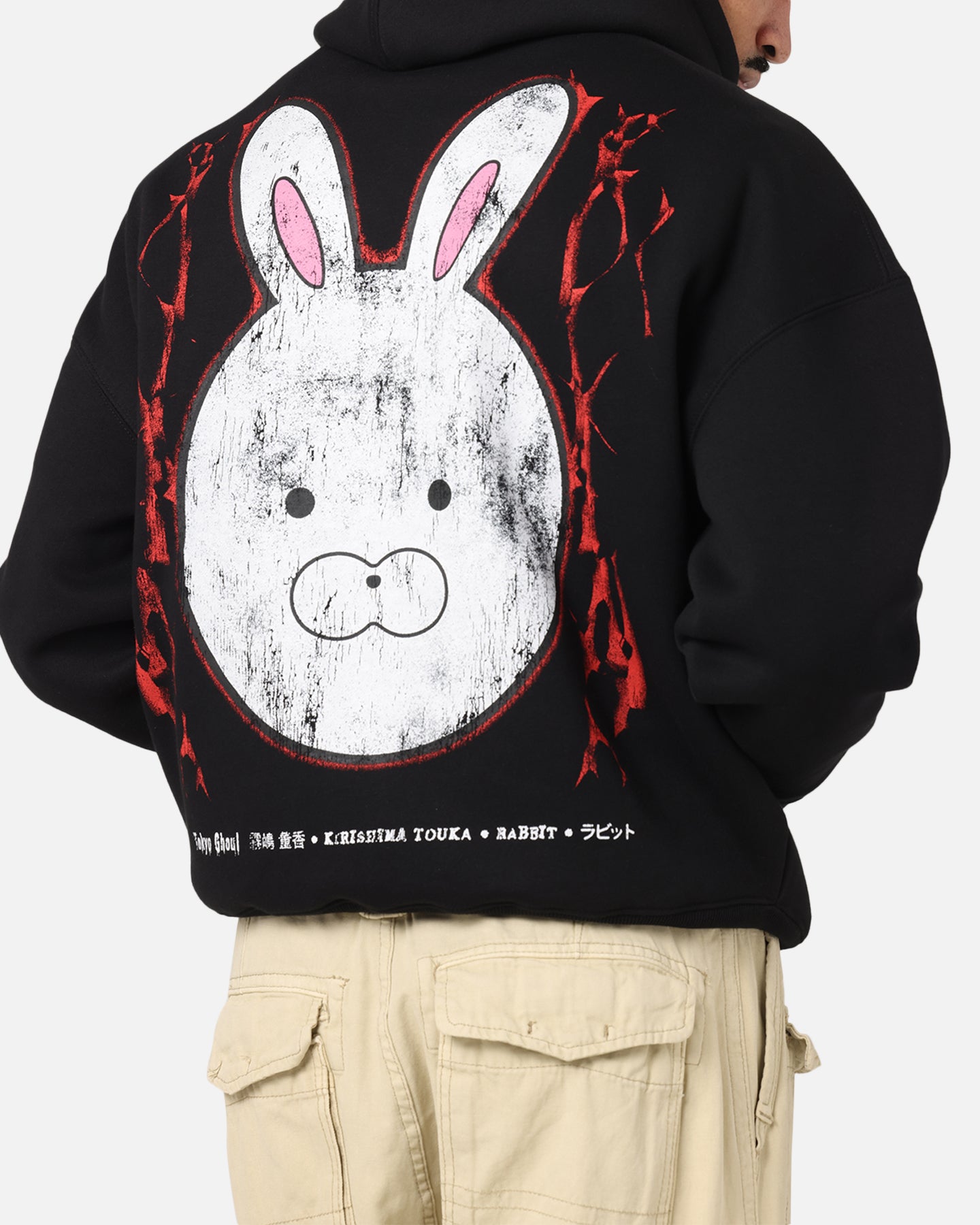 73 Studio X Tokyo Ghoul Rabbit Premium Hoodie Black、mySite、zt4zffjzw