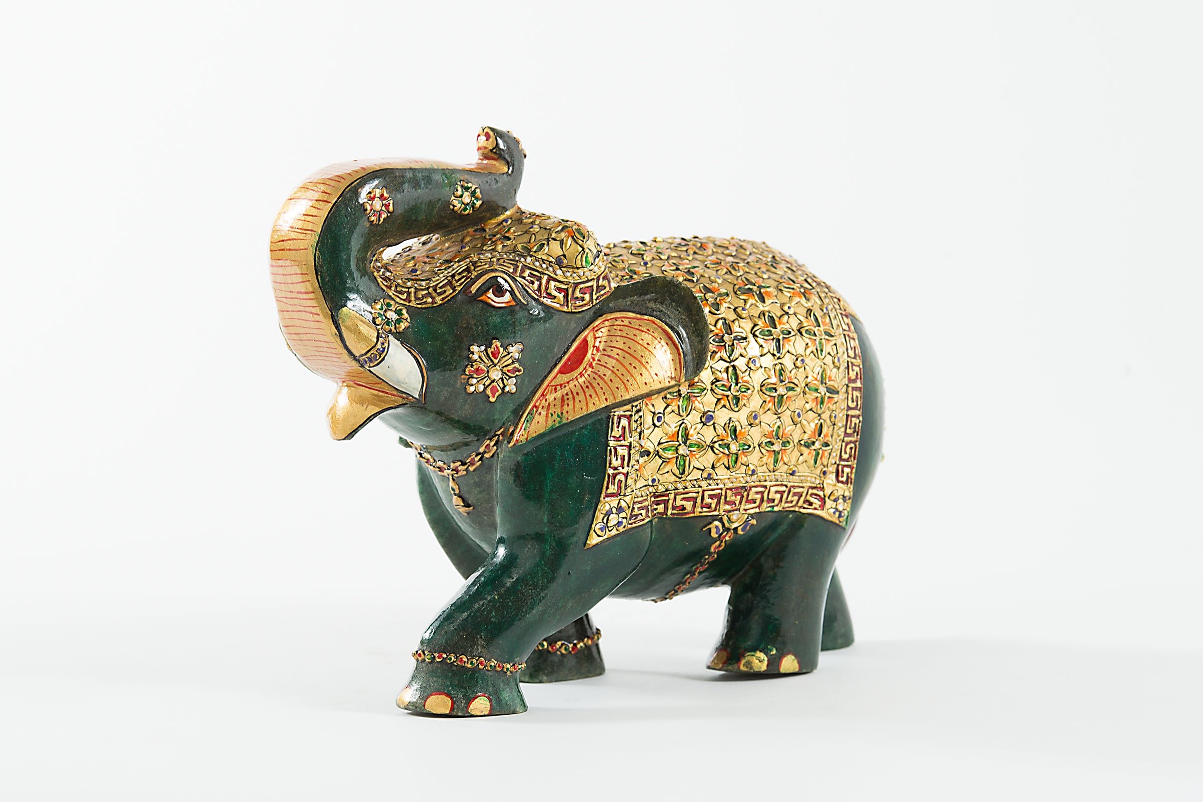 Traditional Jade Elephant (Small, 19cm)、mySite、topwebapps