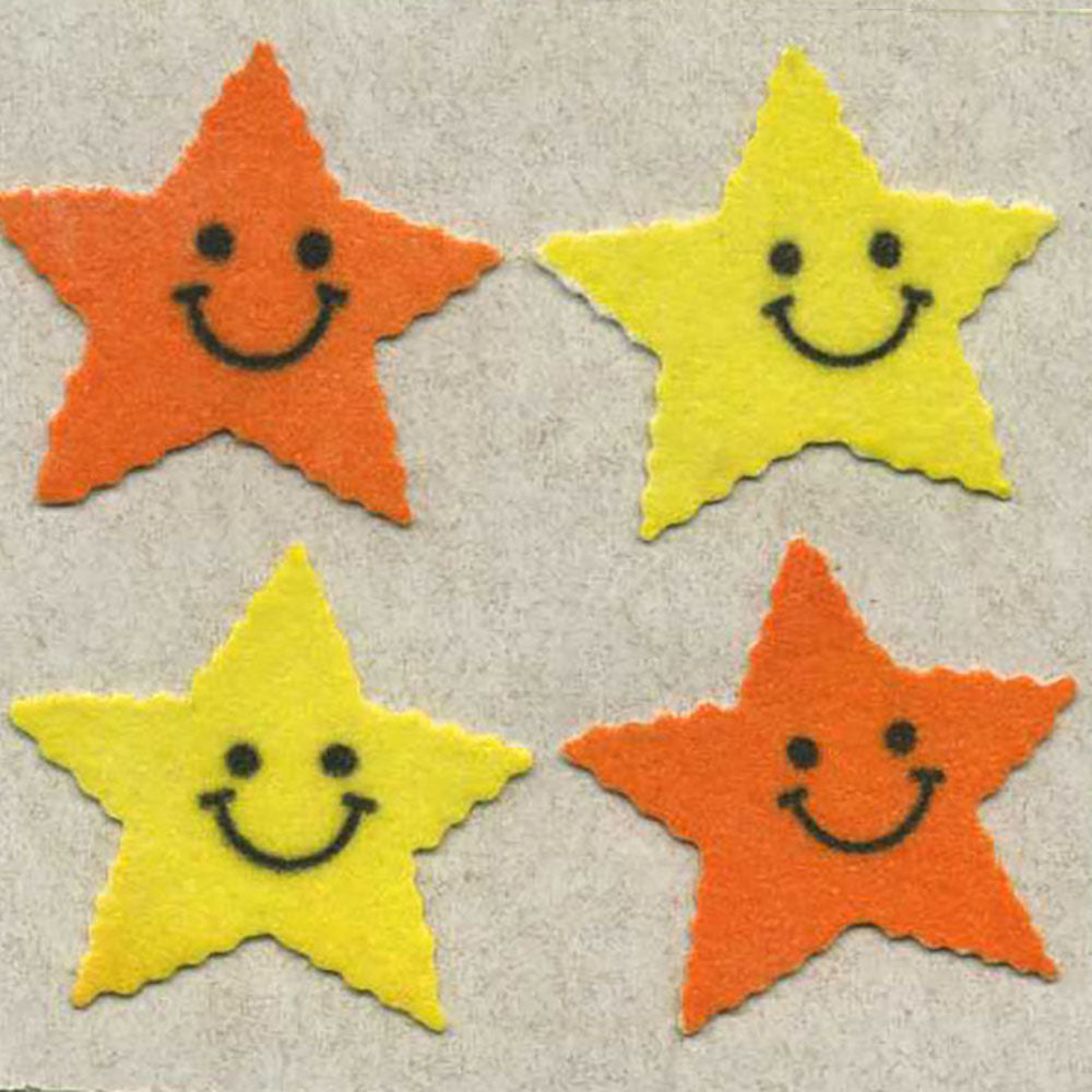  Smiley Stars Fuzzy Stickers、mySite、ghnorth