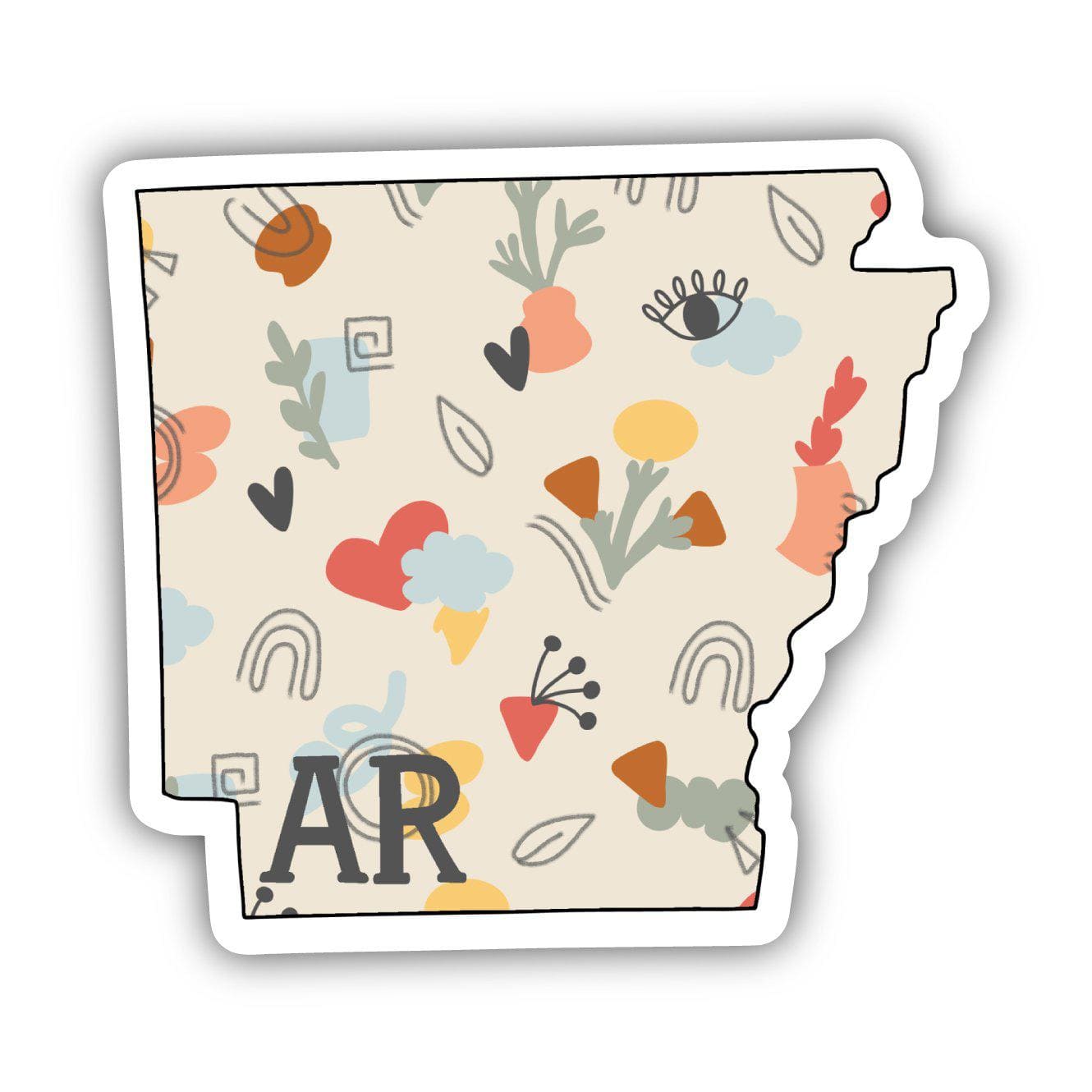  Arkansas Abstract Pattern Sticker、mySite、elrpsem3k