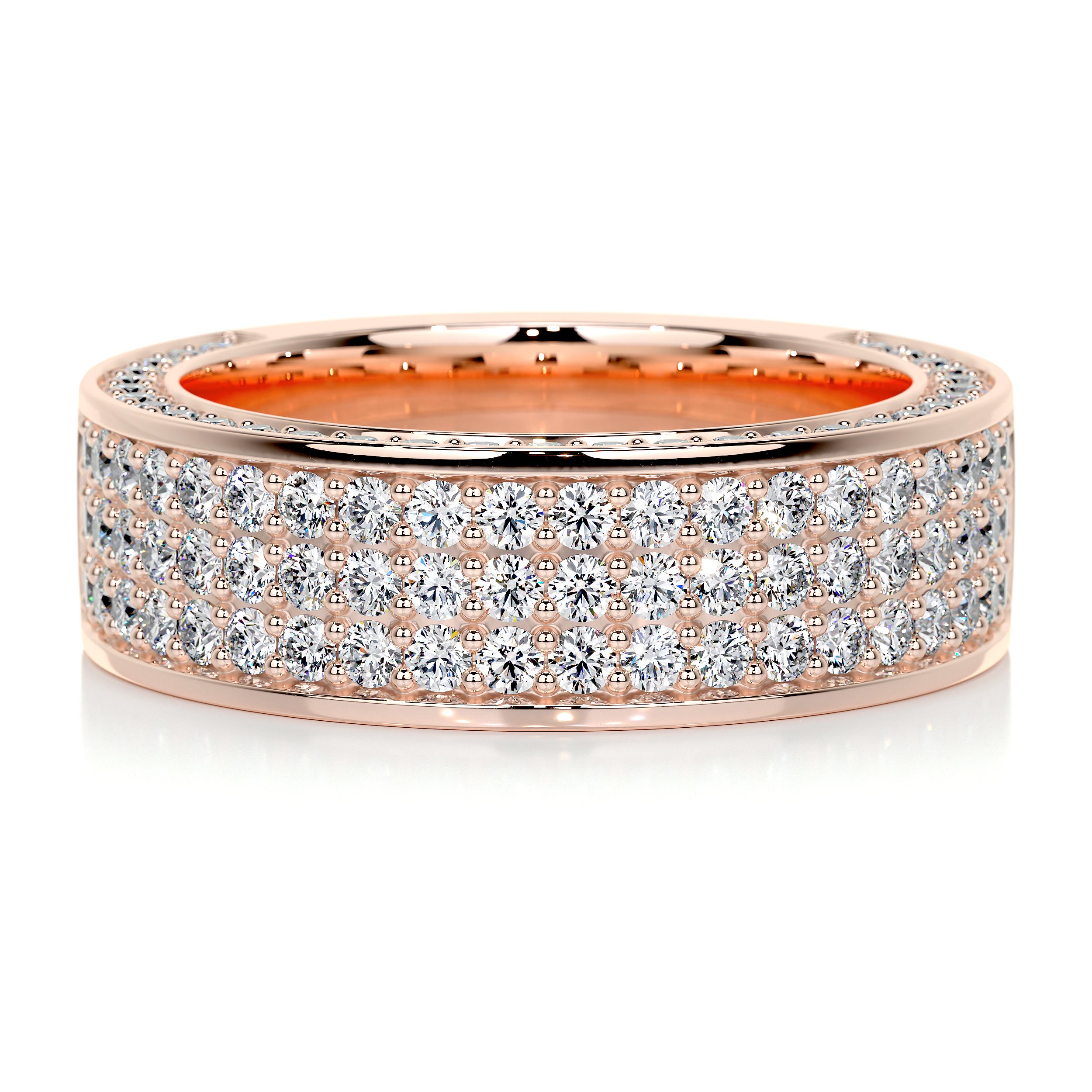 Vera Diamond Wedding Ring (1.3 Carat) -14K Rose Gold、mySite、hinf8tx79