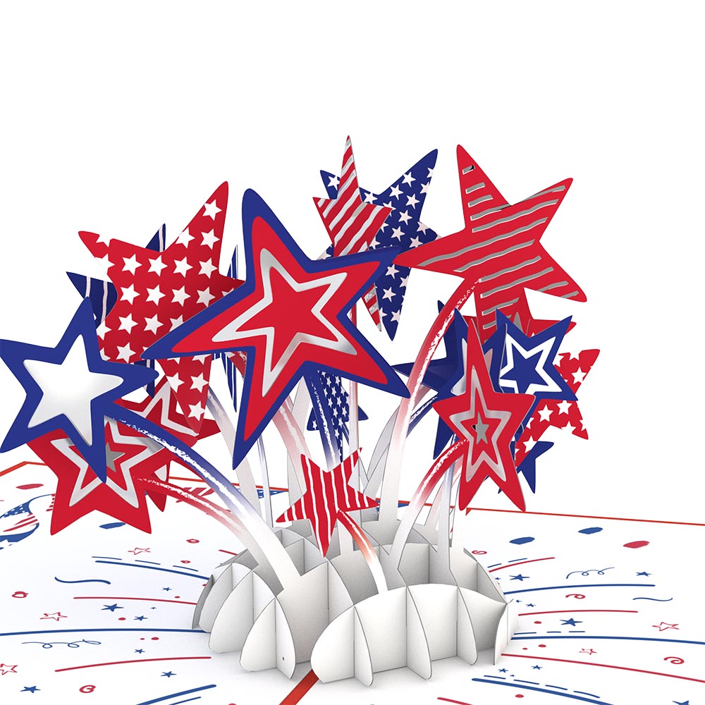 Stars and Stripes Pop-Up Card、mySite、solidvoid