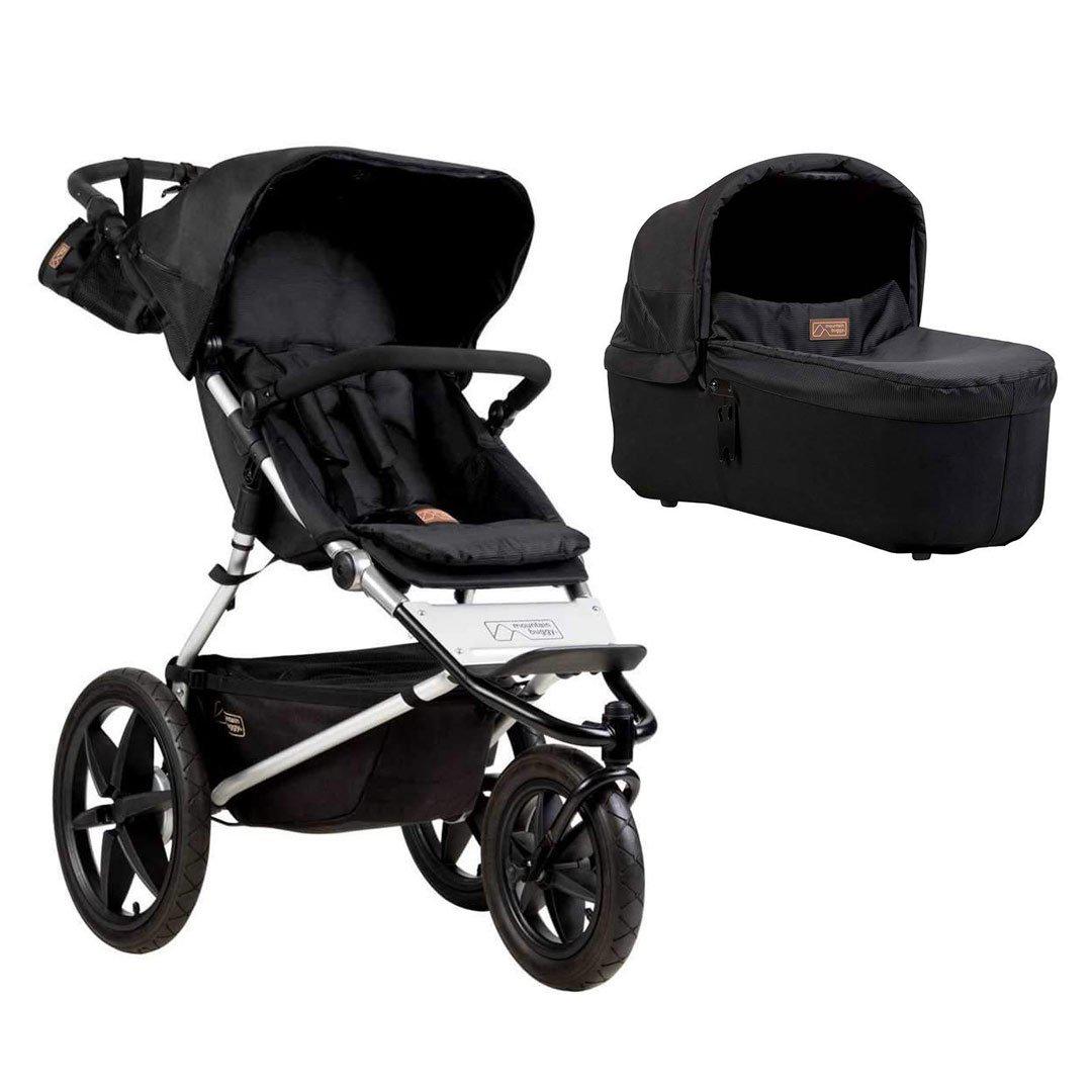  Mountain Buggy Terrain Pushchair + Urban Jungle Carrycot Plus - Onyx、mySite、merchandisen