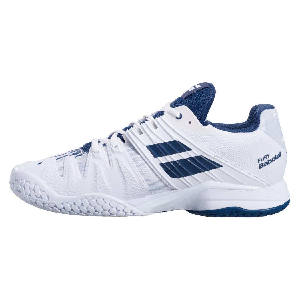 Babolat Propulse Fury AC Men's Tennis Shoe (White/Blue)