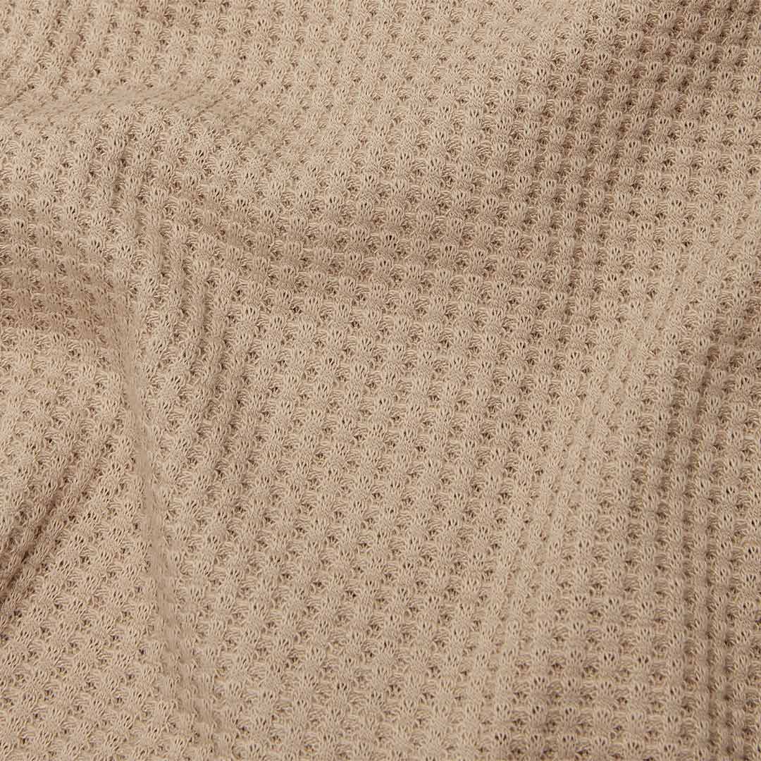  MORI Waffle Two Way Zip-Up Sleepsuit - Taupe、mySite、merchandisen