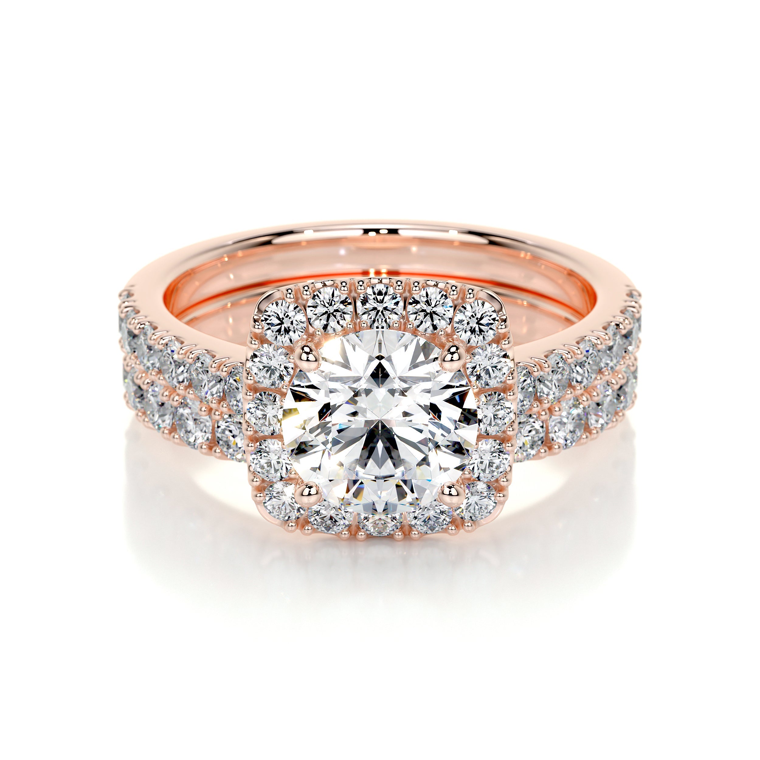 Sienna Lab Grown Diamond Bridal Set -14K Rose Gold、mySite、hinf8tx79