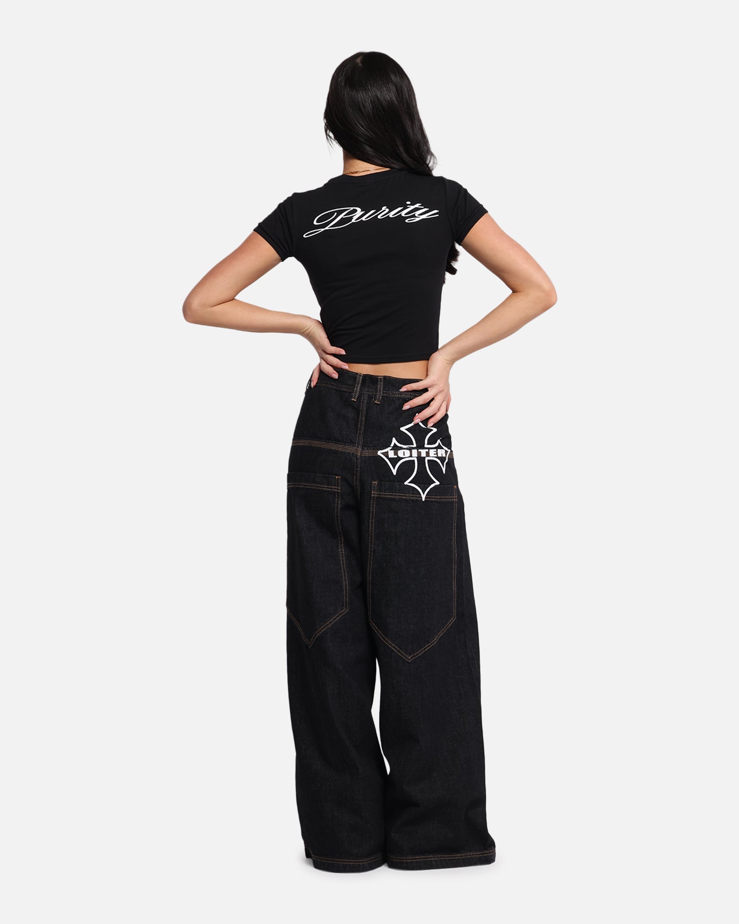 Loiter Women's Purity Baby T-Shirt Black、mySite、zt4zffjzw