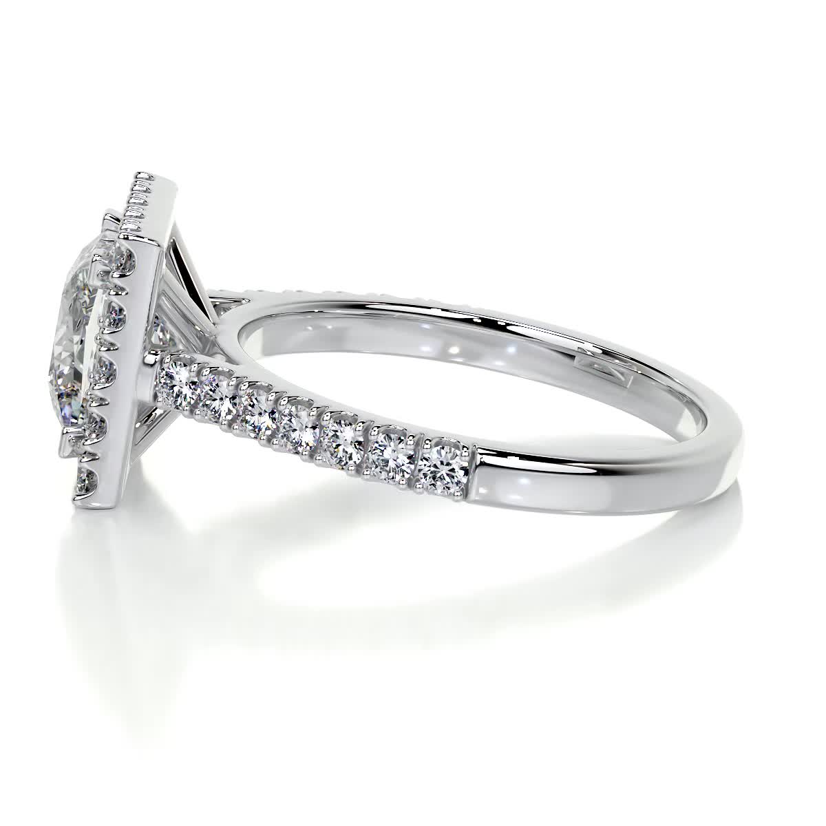 Patricia Lab Grown Diamond Ring -14K White Gold、mySite、hinf8tx79