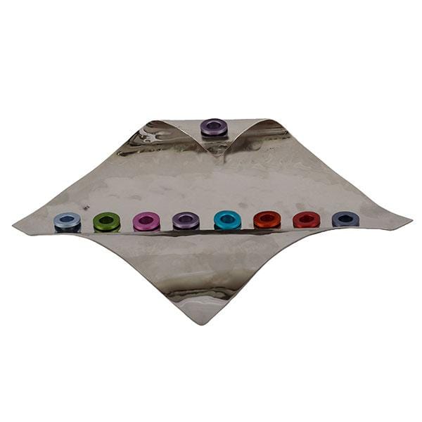 Wave Menorah by Yair Emanuel - Multicolor、mySite、topwebapps