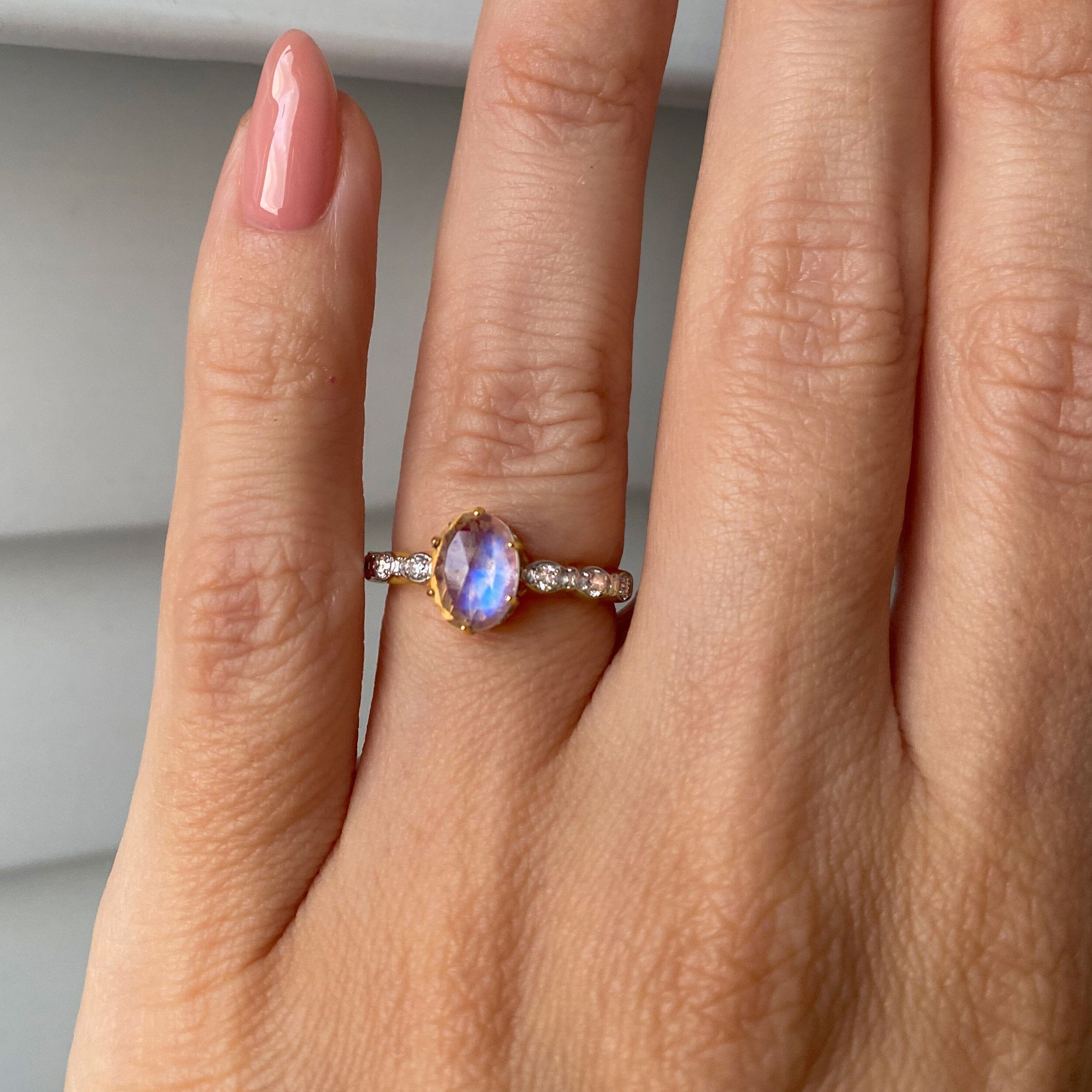 Moonstone Diamond Ring - Mirth、mySite、hinf8tx79