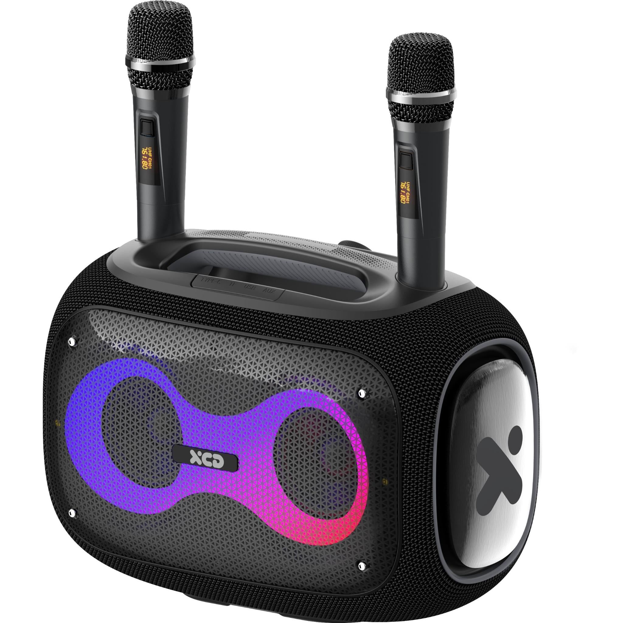 XCD Bluetooth Karaoke Machine X-Bass with Dual Microphones、mySite、camillekostekn