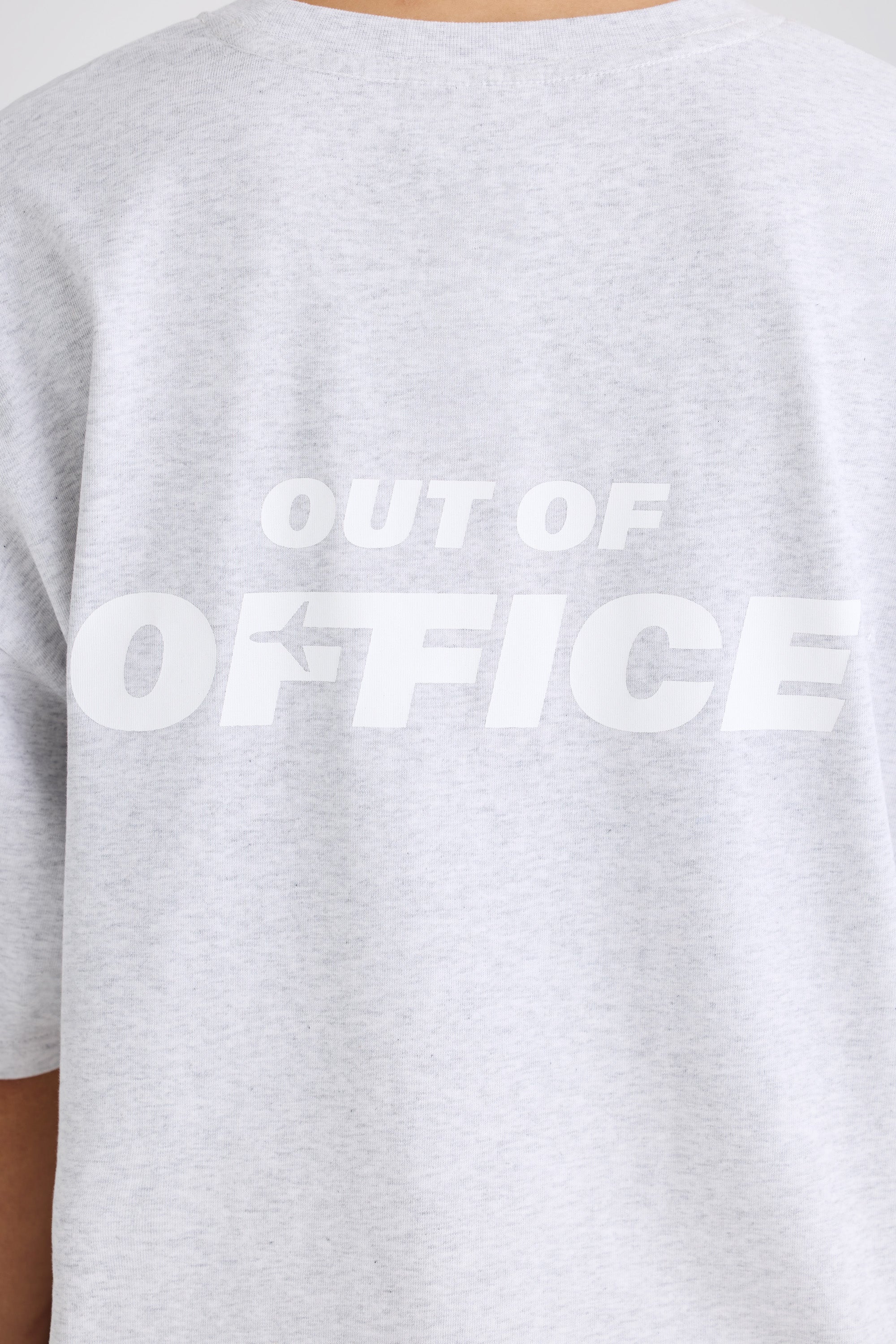 Oversized T-Shirt in Grey Marl、mySite、solidvoid