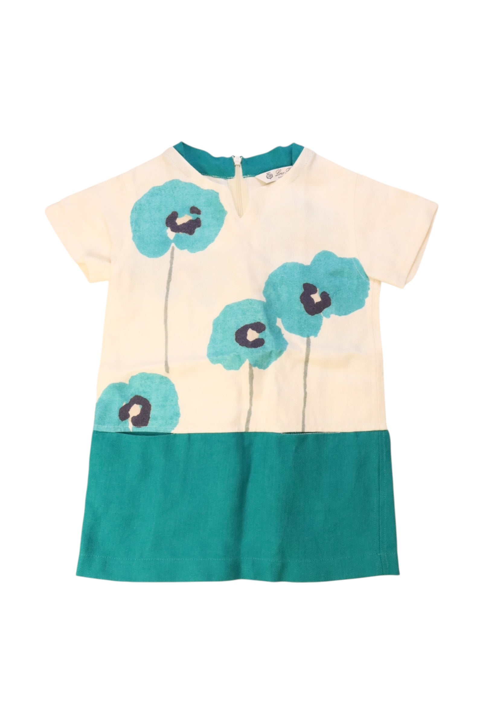 Loro Piana Floral Short Sleeve Dress 2T、mySite、g9winljtr