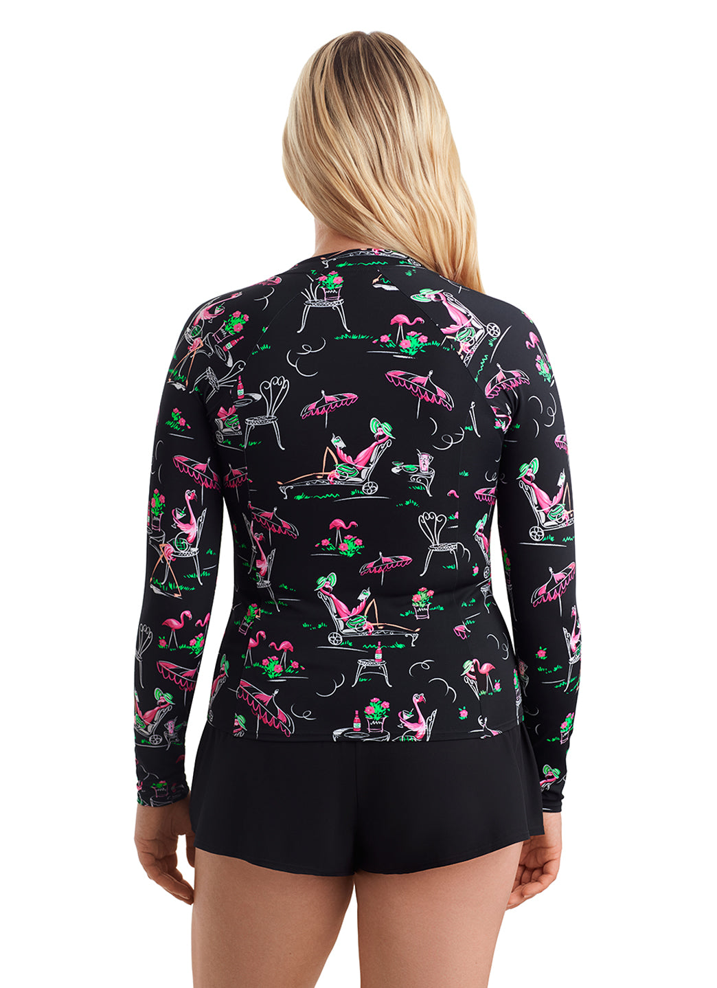 Shape Solver SPORT Women's Flamingo Hotel Sunshirt、mySite、noshort