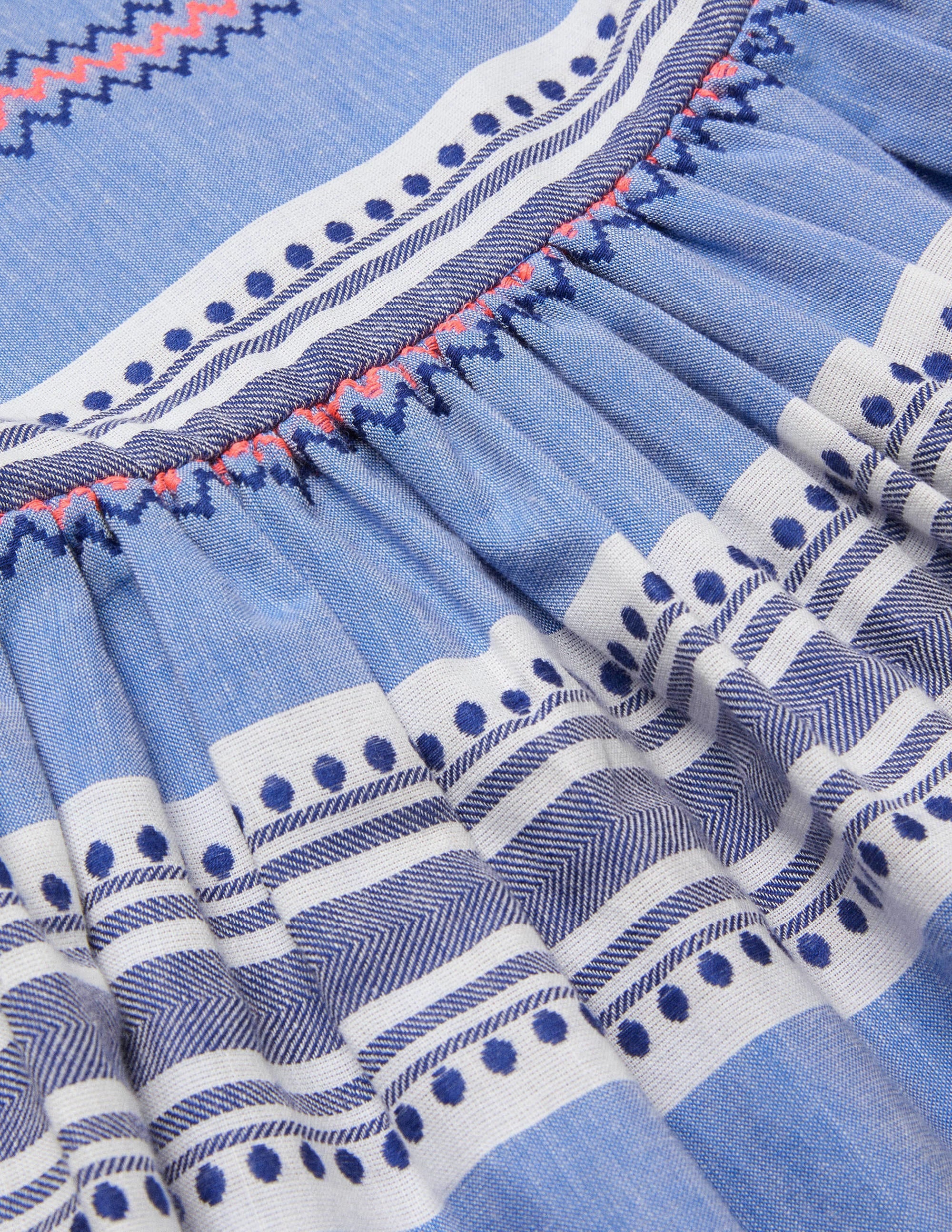  Stripe Tassel Sun Dress-Starboard Blue/Pink Sunset、mySite、ashleygrahame