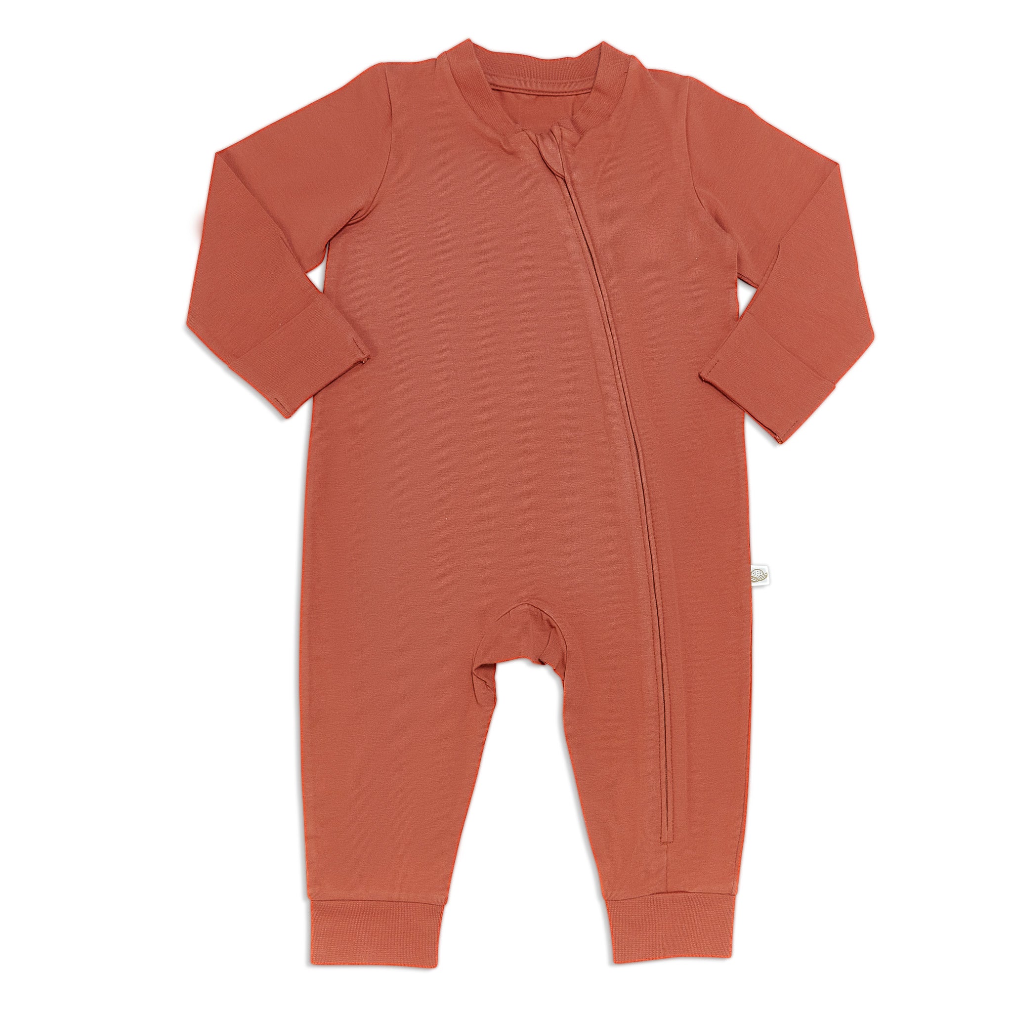 RETIRED - Organic Long Sleeve Zippered Bunsie - Paprika、mySite、g9winljtr
