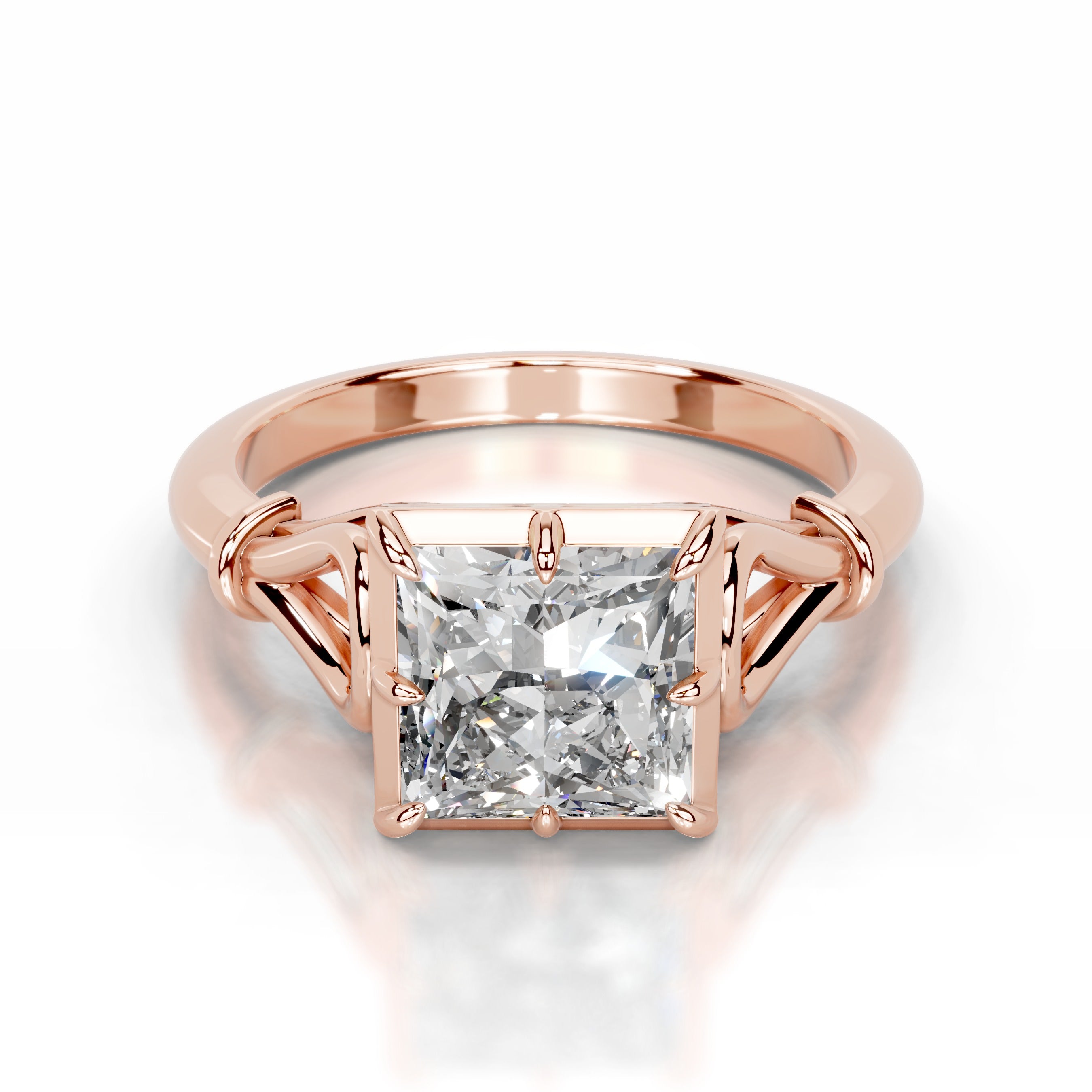 Estrella Lab Grown Diamond Ring - 14K Rose Gold、mySite、hinf8tx79