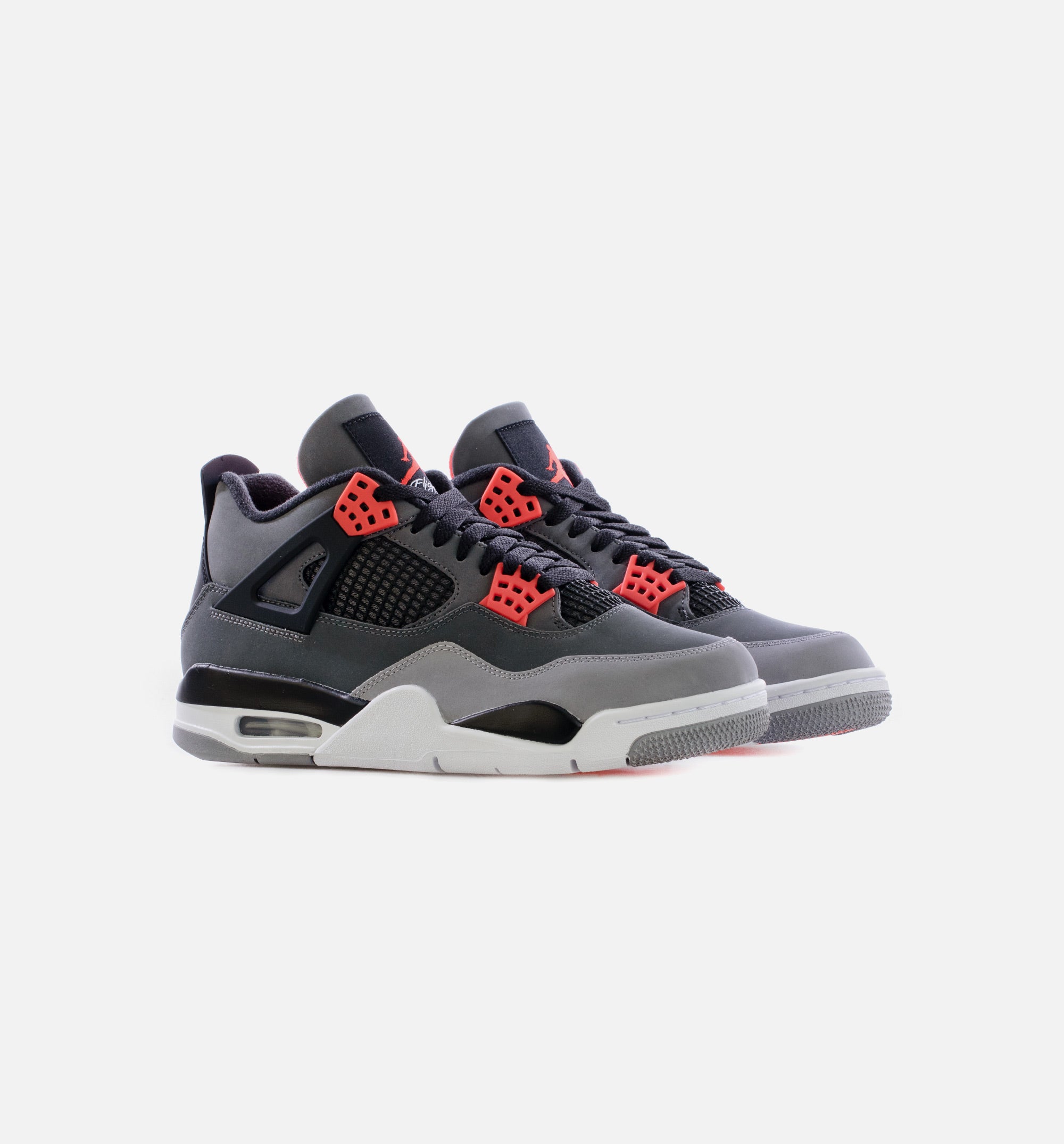 Air Jordan 4 Retro Infrared Mens Lifestyle Shoe - Grey/Infrared/Black Limit One Per Customer、mySite、dreamappss