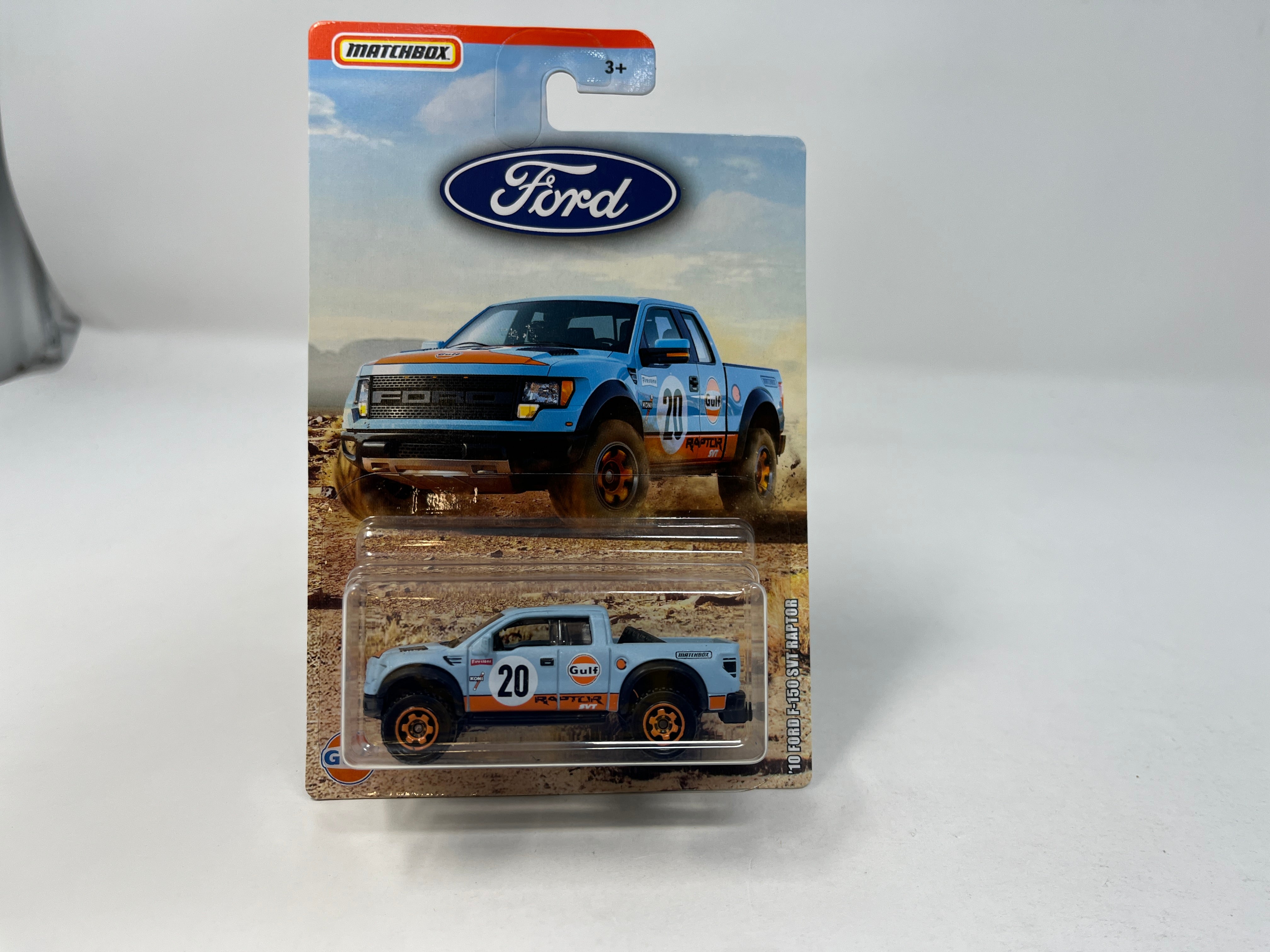 '10 Ford F-150 SVT Raptor * Gulf * Matchbox Ford Trucks Series、mySite、hgirdovlk