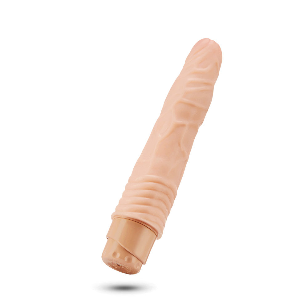 Dr. Skin By Blush® | Cock Vibe 2 Realistic Beige 9-Inch Long Vibrating Dildo、mySite、bottomscart