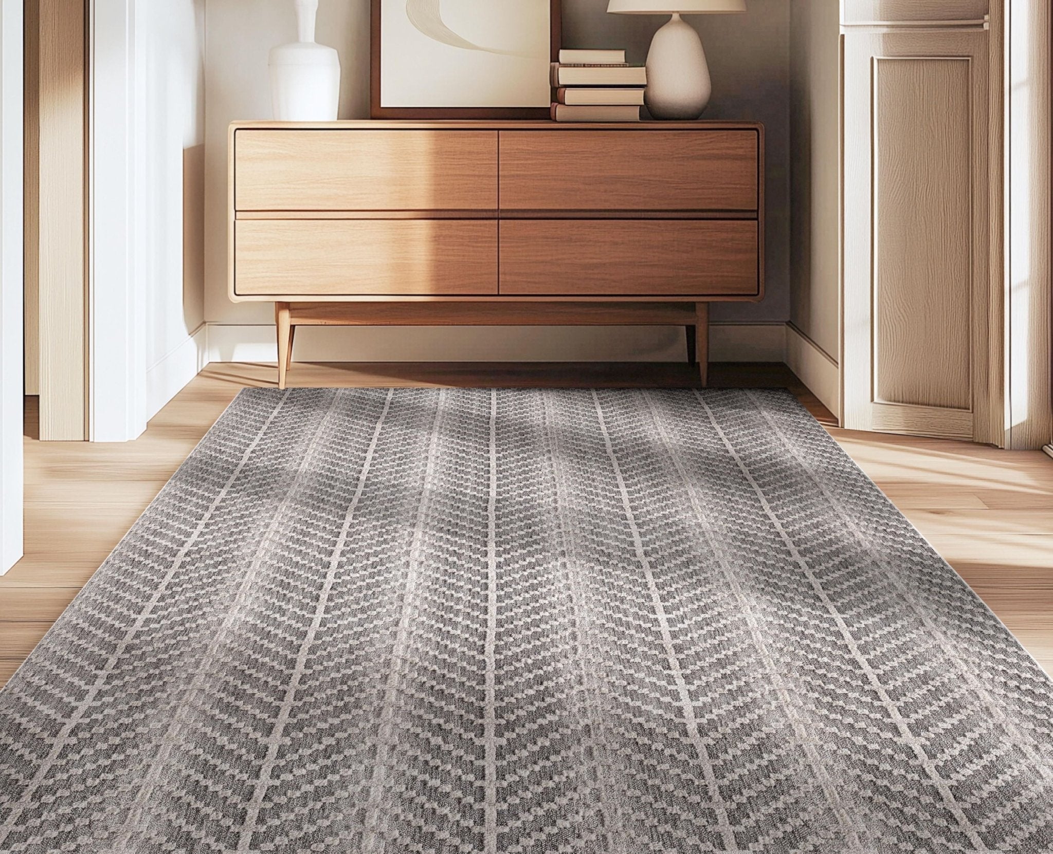 Rhodes Taupe Custom Rug - Ultra Soft, Easy Clean Pile & Personalized Sizes for Your Home、mySite、gigharbornorthrealestate