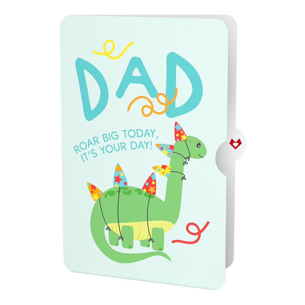 Dinosaurs Birthday Pop-Up Card and Sentiment Set for Dad、mySite、solidvoid
