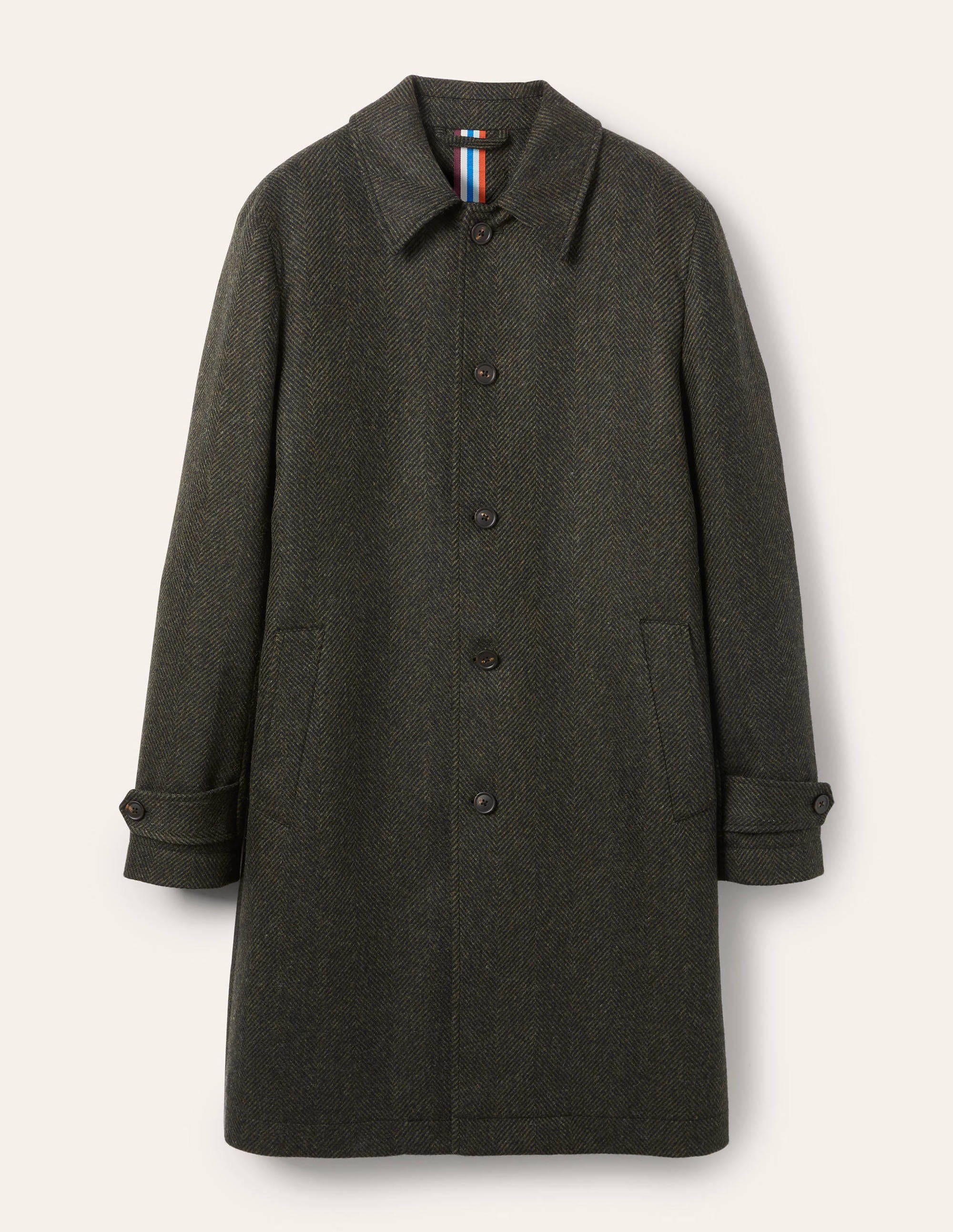  Eldon British Tweed Overcoat-Richmond Green Herringbone、mySite、ashleygrahame
