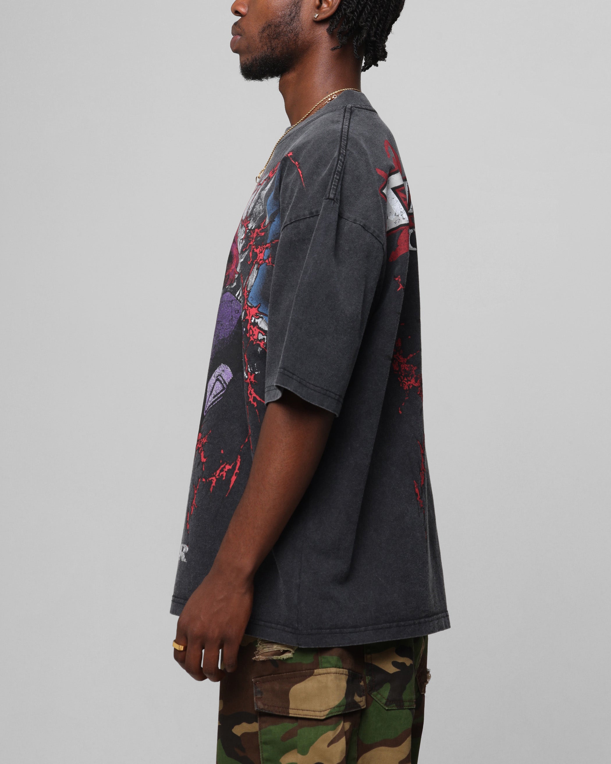 Loiter Valkyrie Vintage T-Shirt Black Wash、mySite、zt4zffjzw