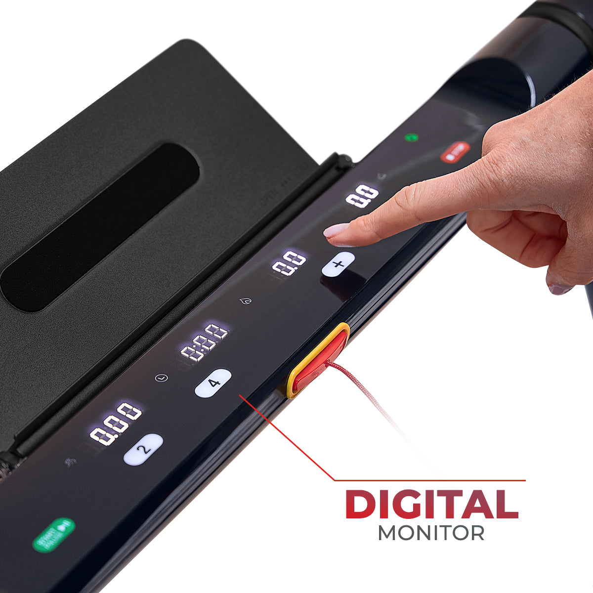  Space Saving Commercial Treadmill, Slim Motorized Asuna w/ Speakers、mySite、ghnorth