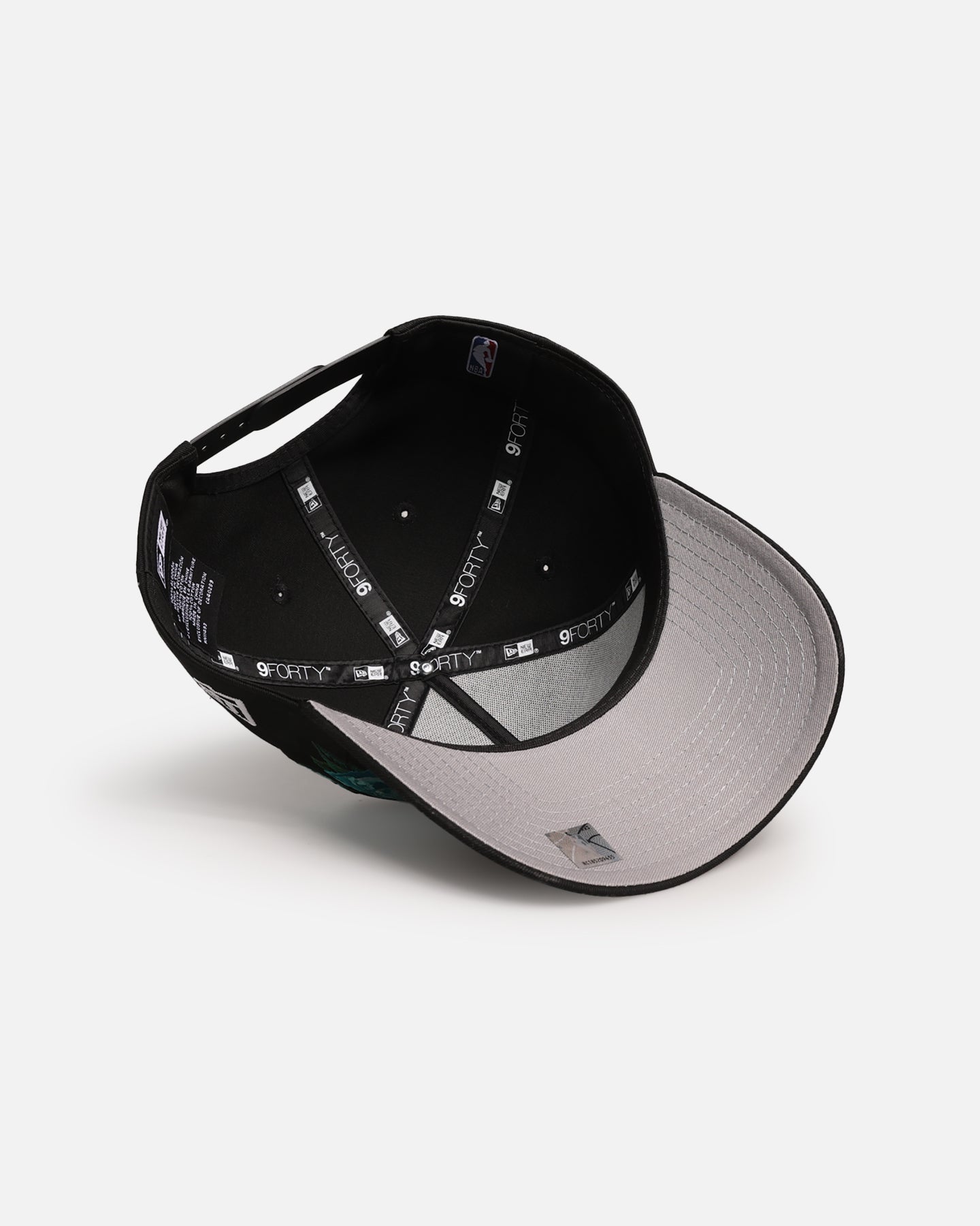 New Era Boston Celtics 'Aqua Rose Embroidery' 9FORTY A-Frame Snapback Black/Aqua、mySite、zt4zffjzw