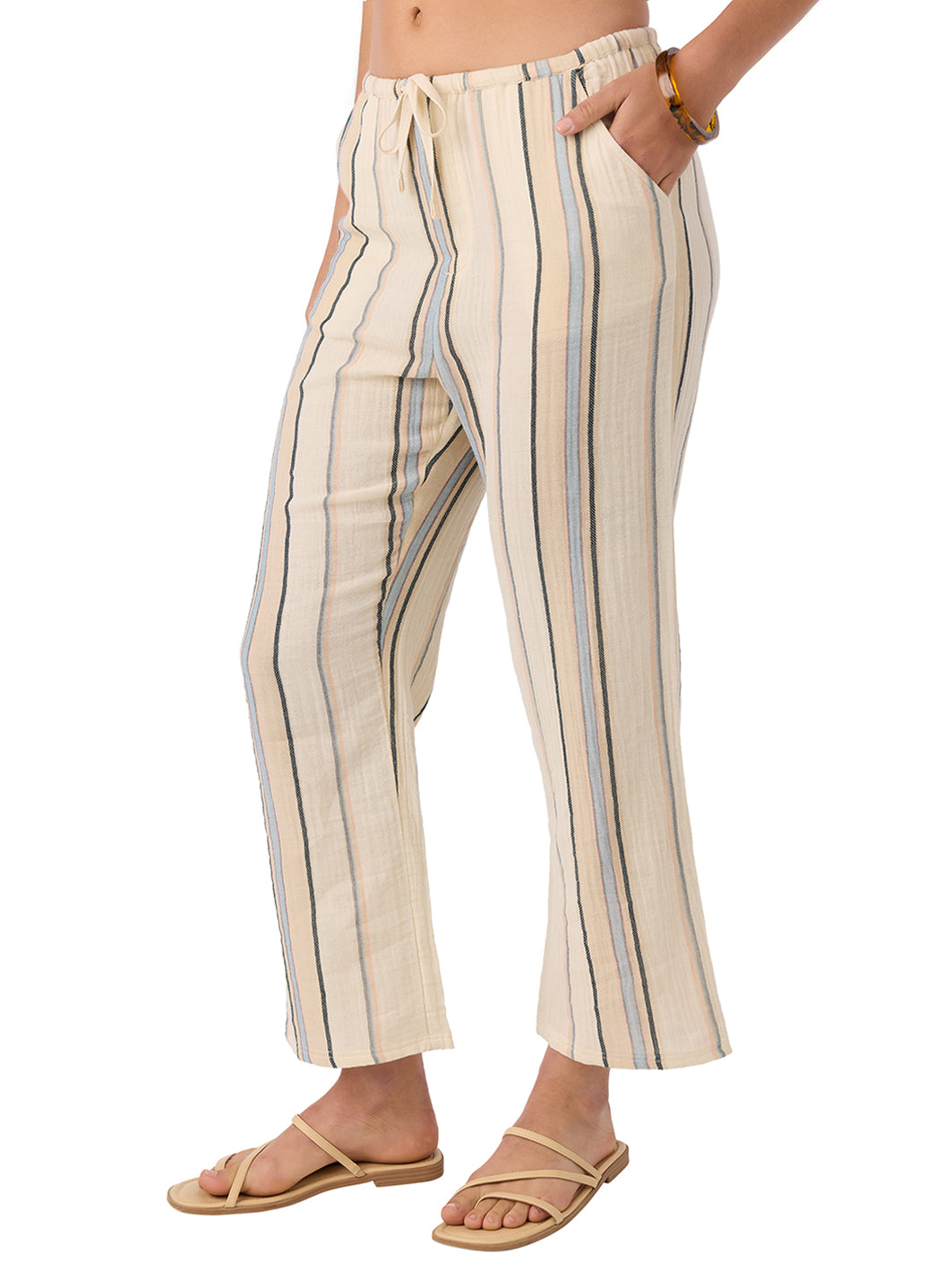 O'Neill Women's Brenda Stripe Cover Up Pants、mySite、noshort