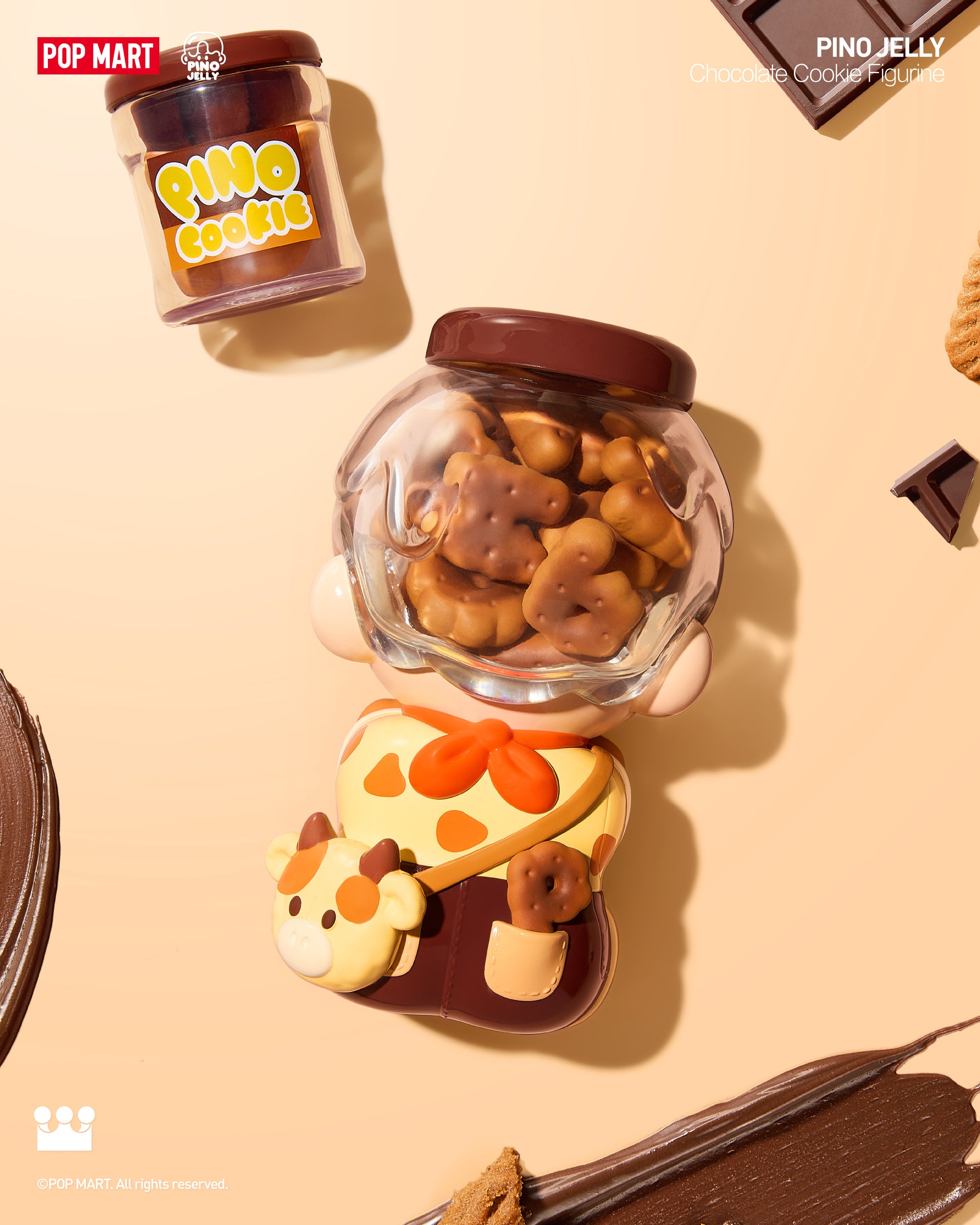  POP MART PINO JELLY Chocolate Cookie Figurine、mySite、greenlandpopulation
