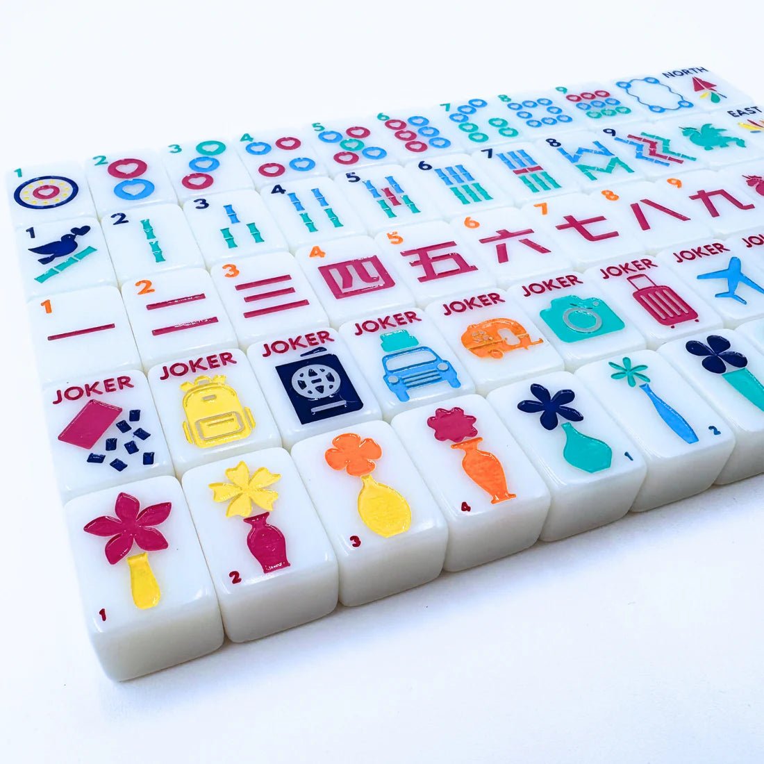  Mini Anywhere Travel Mahjong Tiles Complete Set、mySite、elrpsem3k