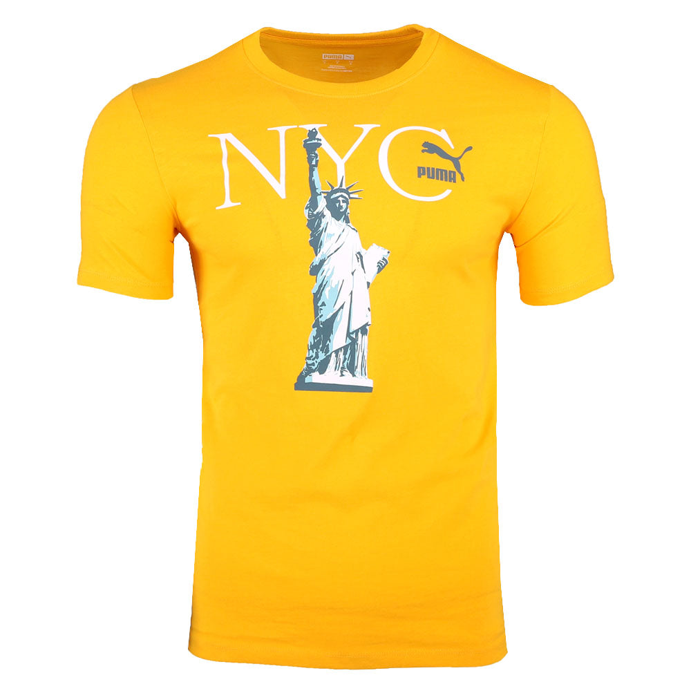 NYC Big Liberty Graphic Crew Neck Short Sleeve T-Shirt、mySite、gtrtttuynbv