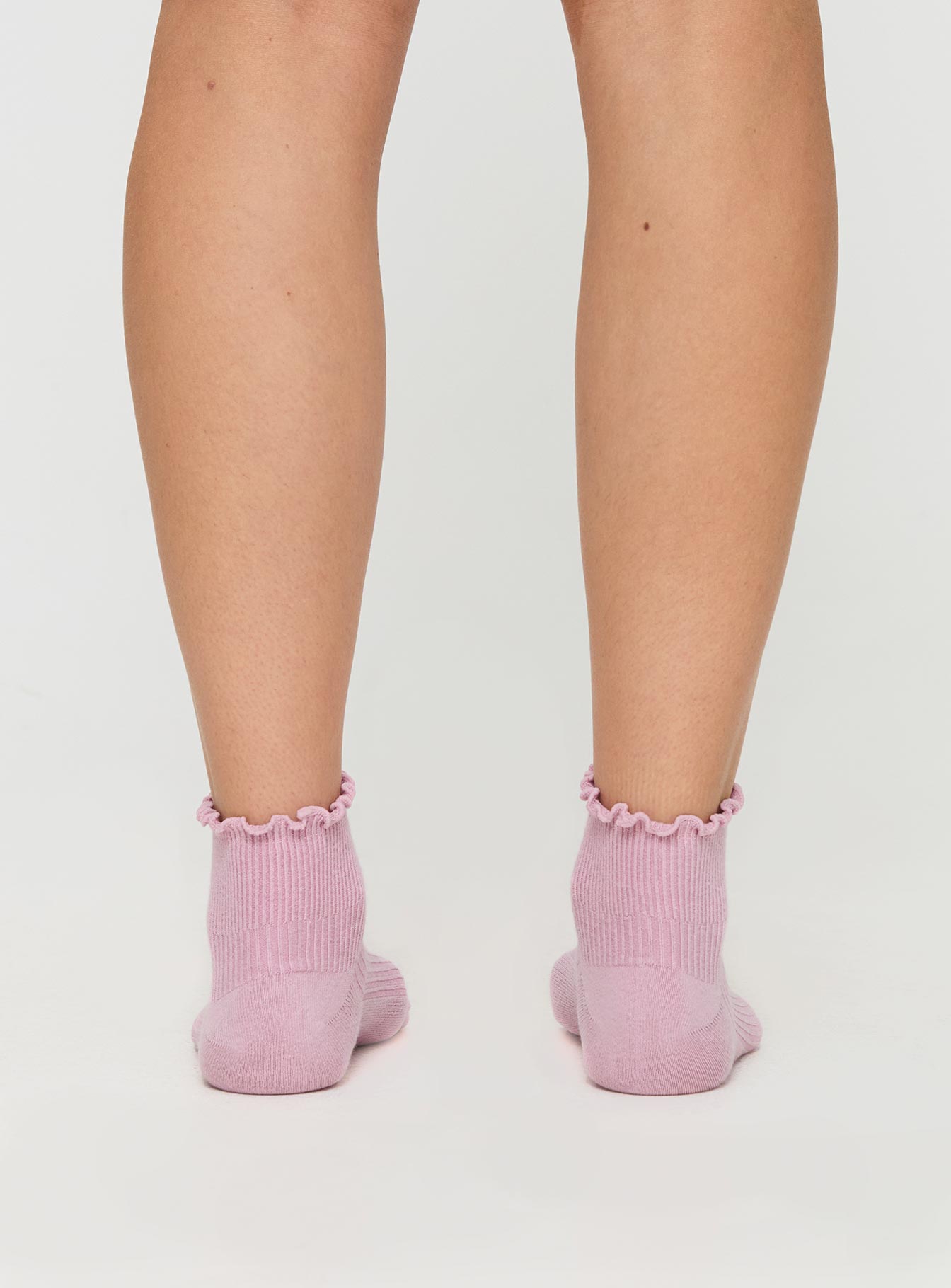 Penne Ruffle Socks Pink、mySite、solidvoid
