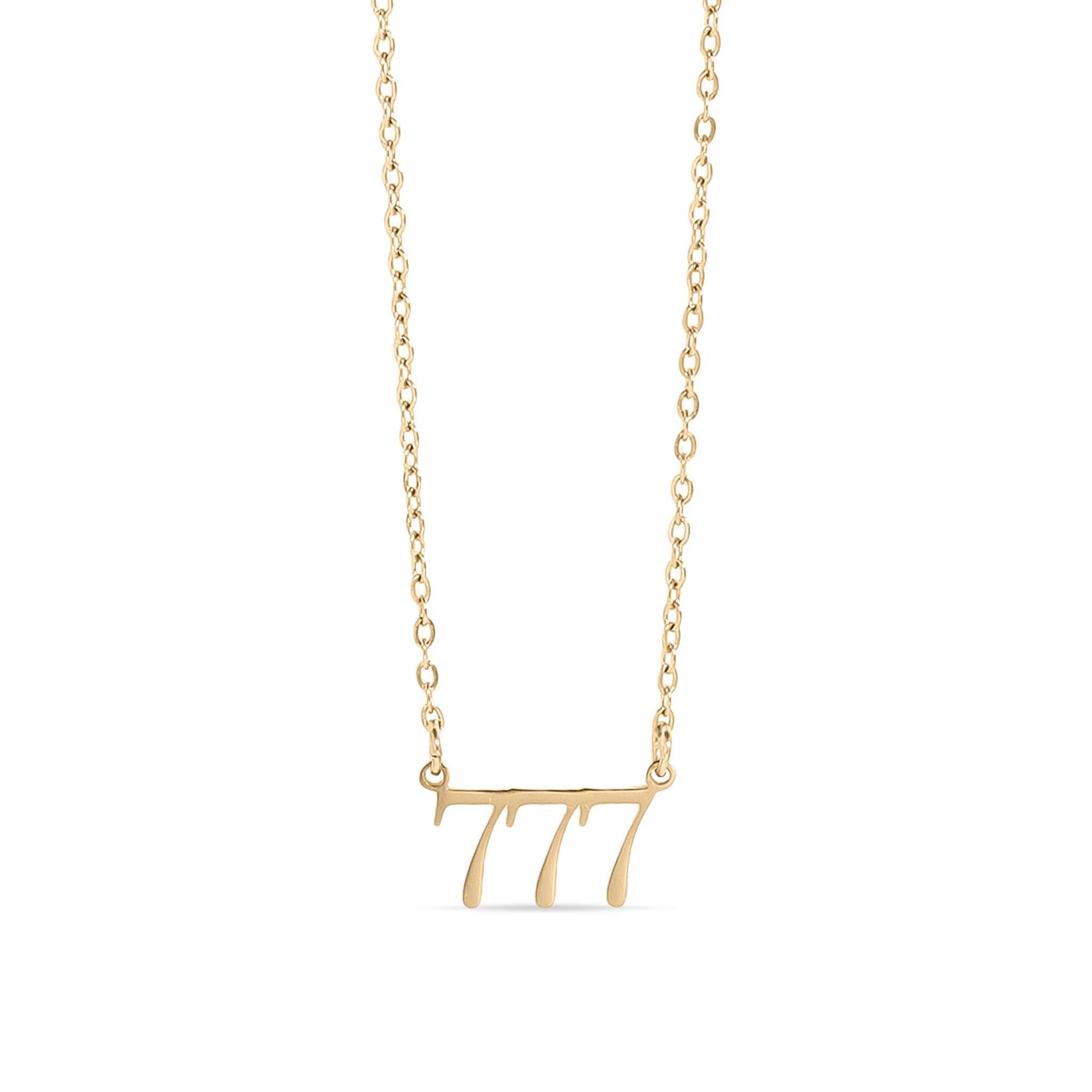 18K Gold PVD Stainless Steel Angel Number Necklace / CHN0045、mySite、dreamappss