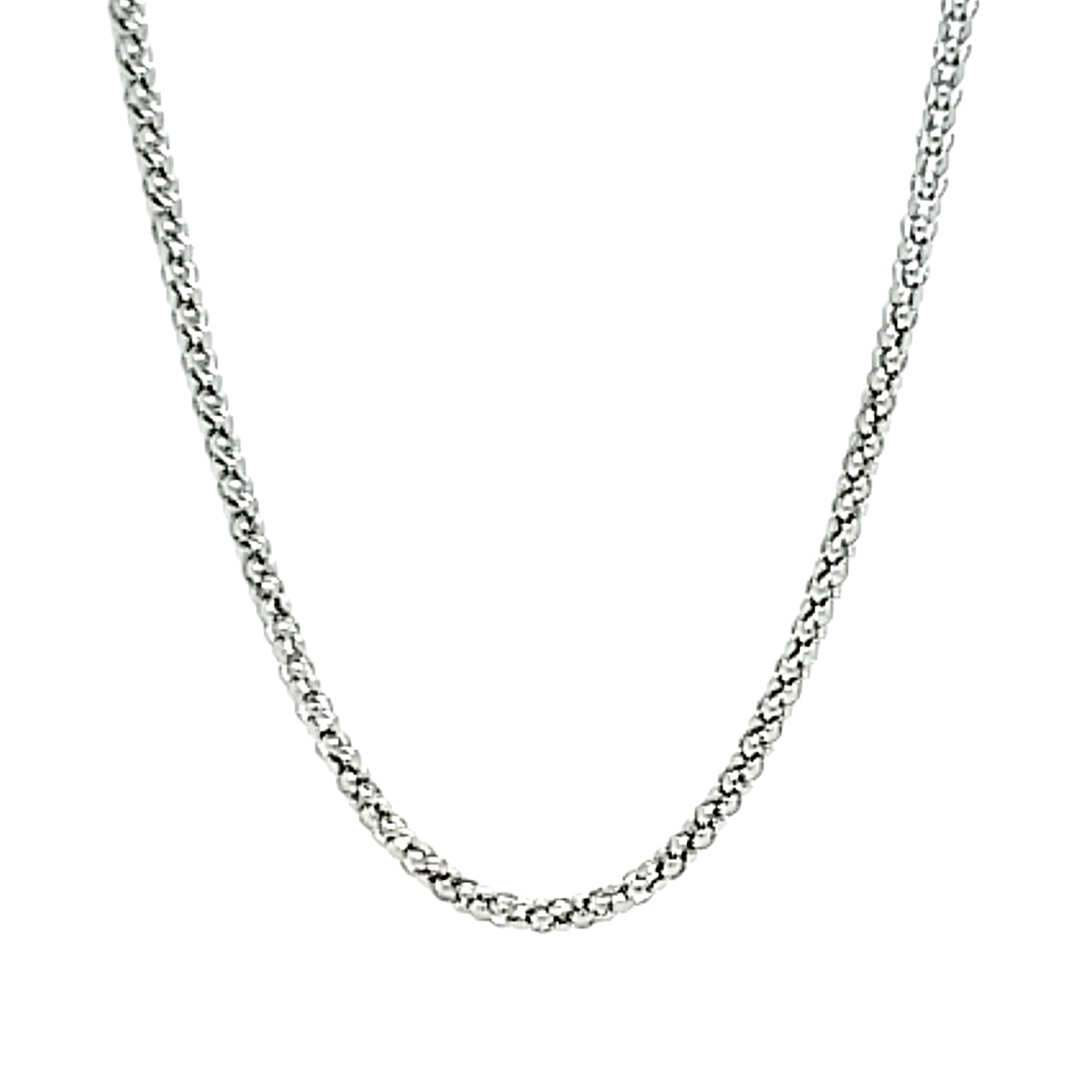 Stainless Steel Popcorn Chain Necklace / CHN7900、mySite、dreamappss