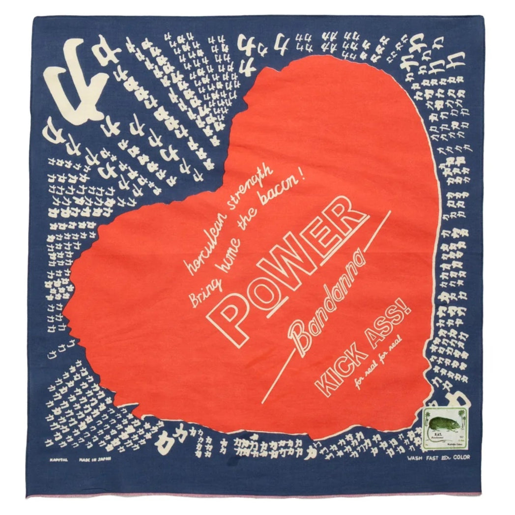 FASTCOLOR SELVEDGE BANDANA (LOVE POWER)、mySite、zt4zffjzw