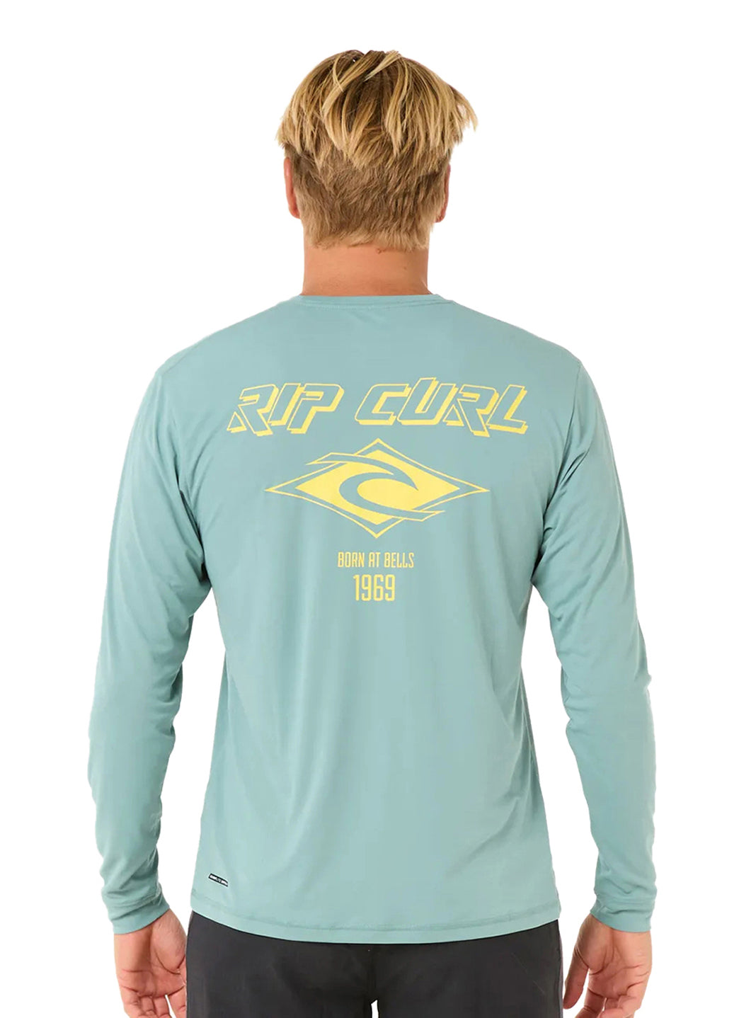 Rip Curl Men's Icons Surflite UPF Long Sleeve Surf Shirt、mySite、noshort