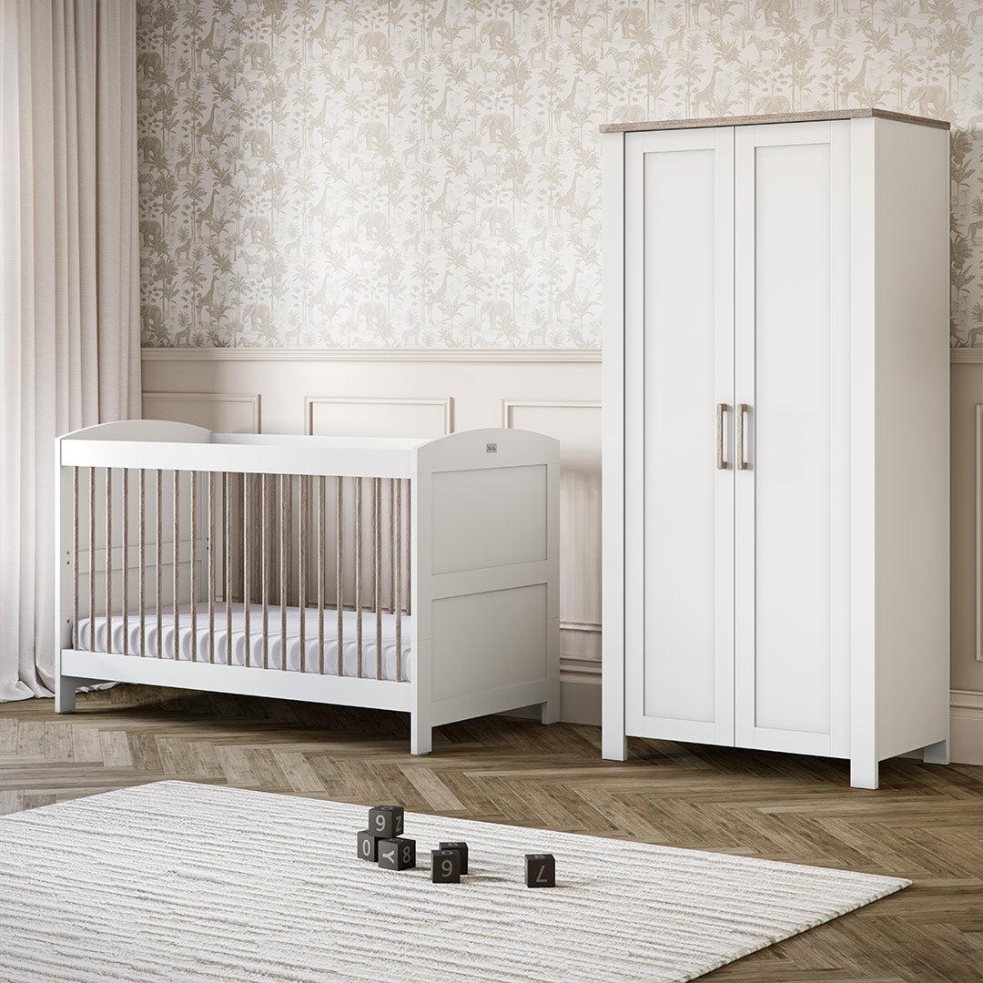  Silver Cross Valencia Cot Bed - Ash White、mySite、merchandisen