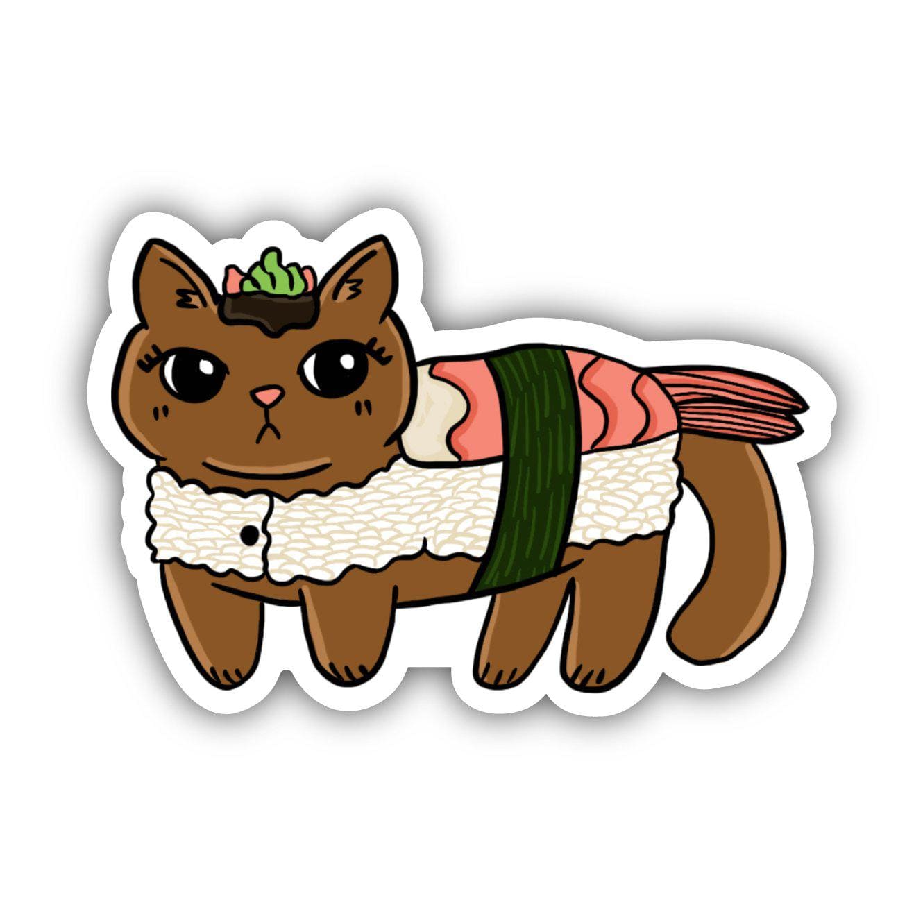  Cat Sushi Halloween Costume Sticker、mySite、elrpsem3k