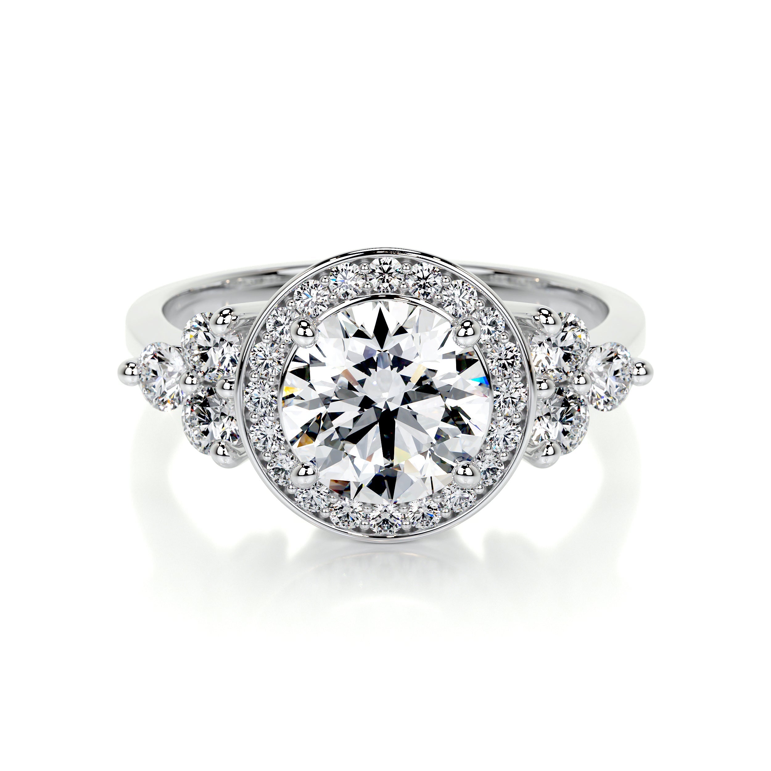 Ivy Vintage Lab Grown Diamond Ring -Platinum、mySite、hinf8tx79