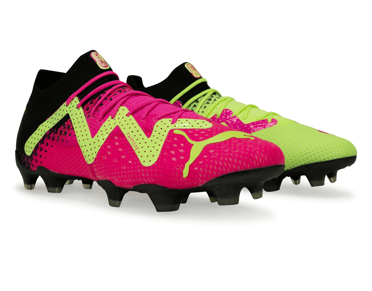 PUMA Men's Future Ultimate Tricks FG/AG Black/Yellow、mySite、bottomscart