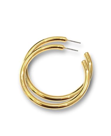 Theia Jewelry Large Lulu Hoop Earrings, Available in 2 Colors、mySite、noshort