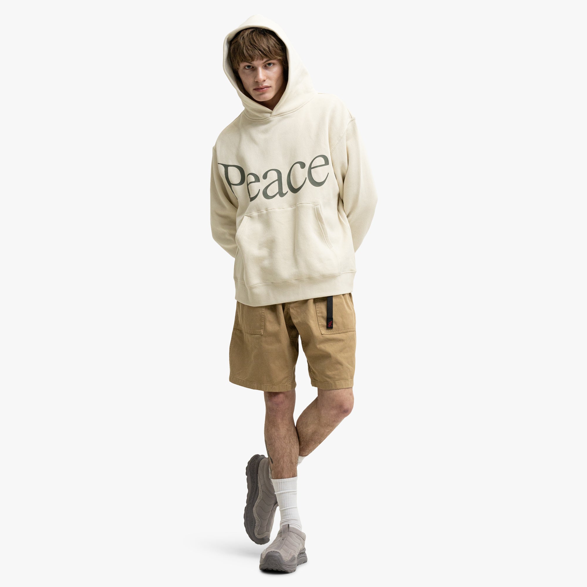 Museum Of Peace & Quiet Jumbo Wordmark Hoodie / Bone、mySite、merchandisen